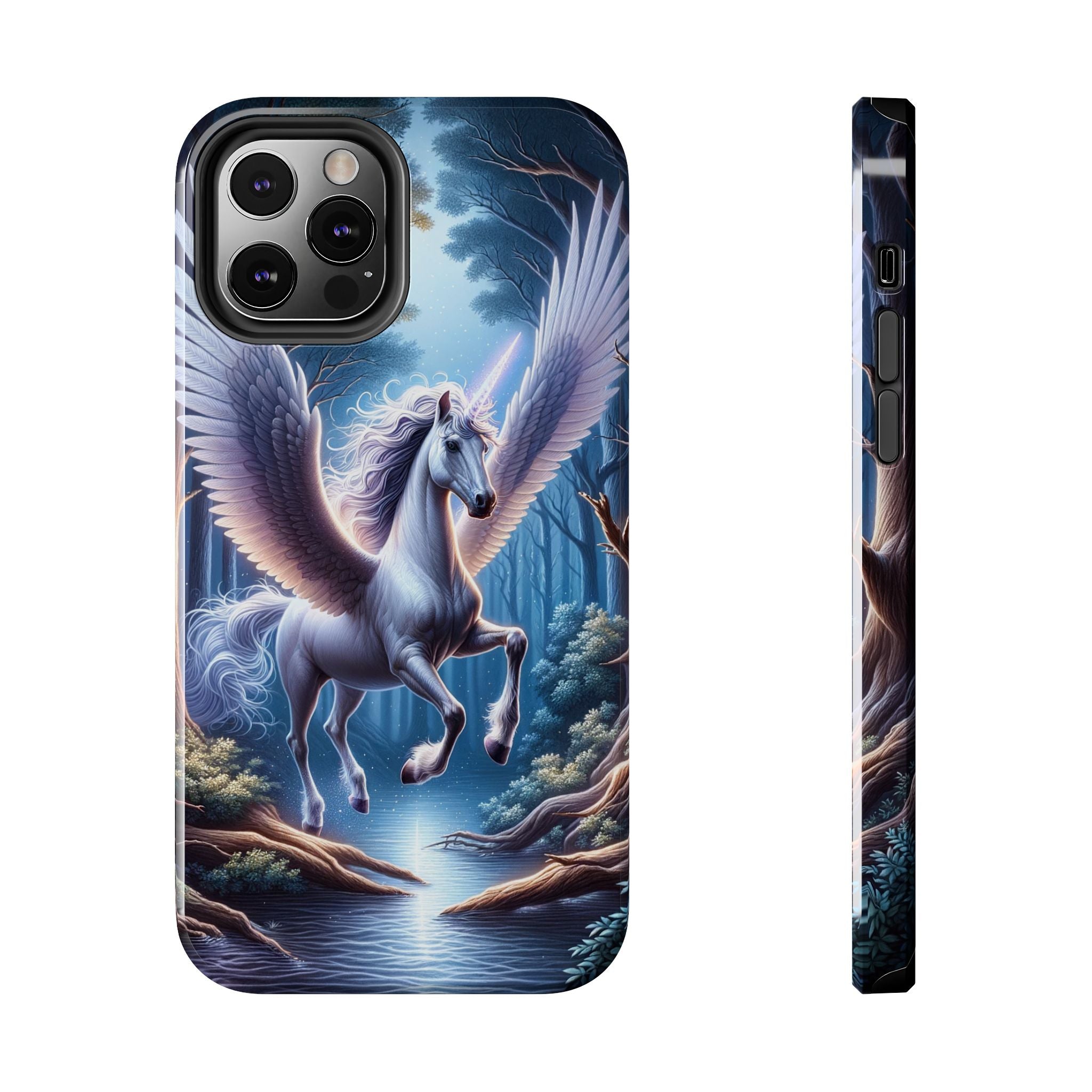 Phone Case - Unicorn Landing in Magical Forest
