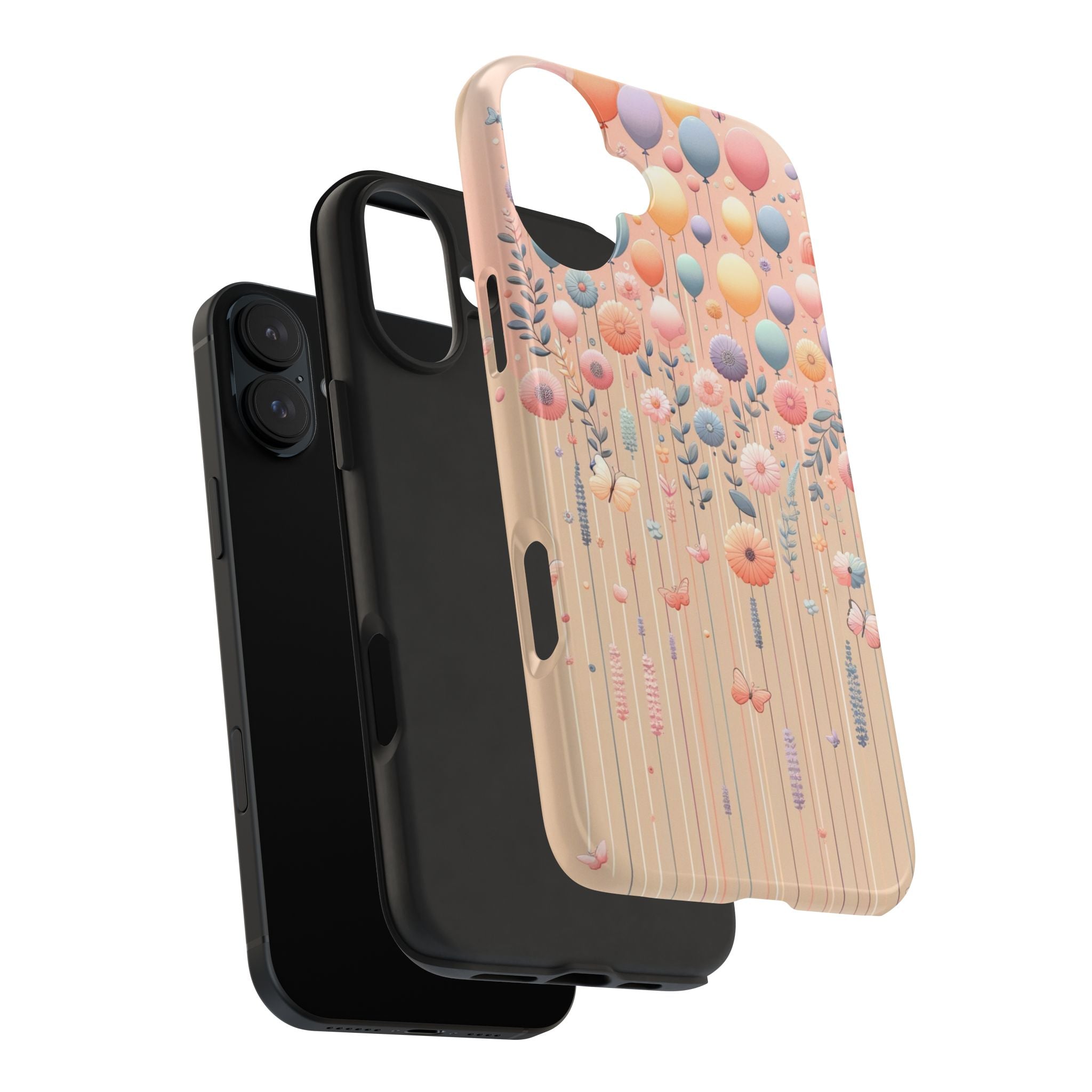 Balloons and flowers - Tough Phone Case