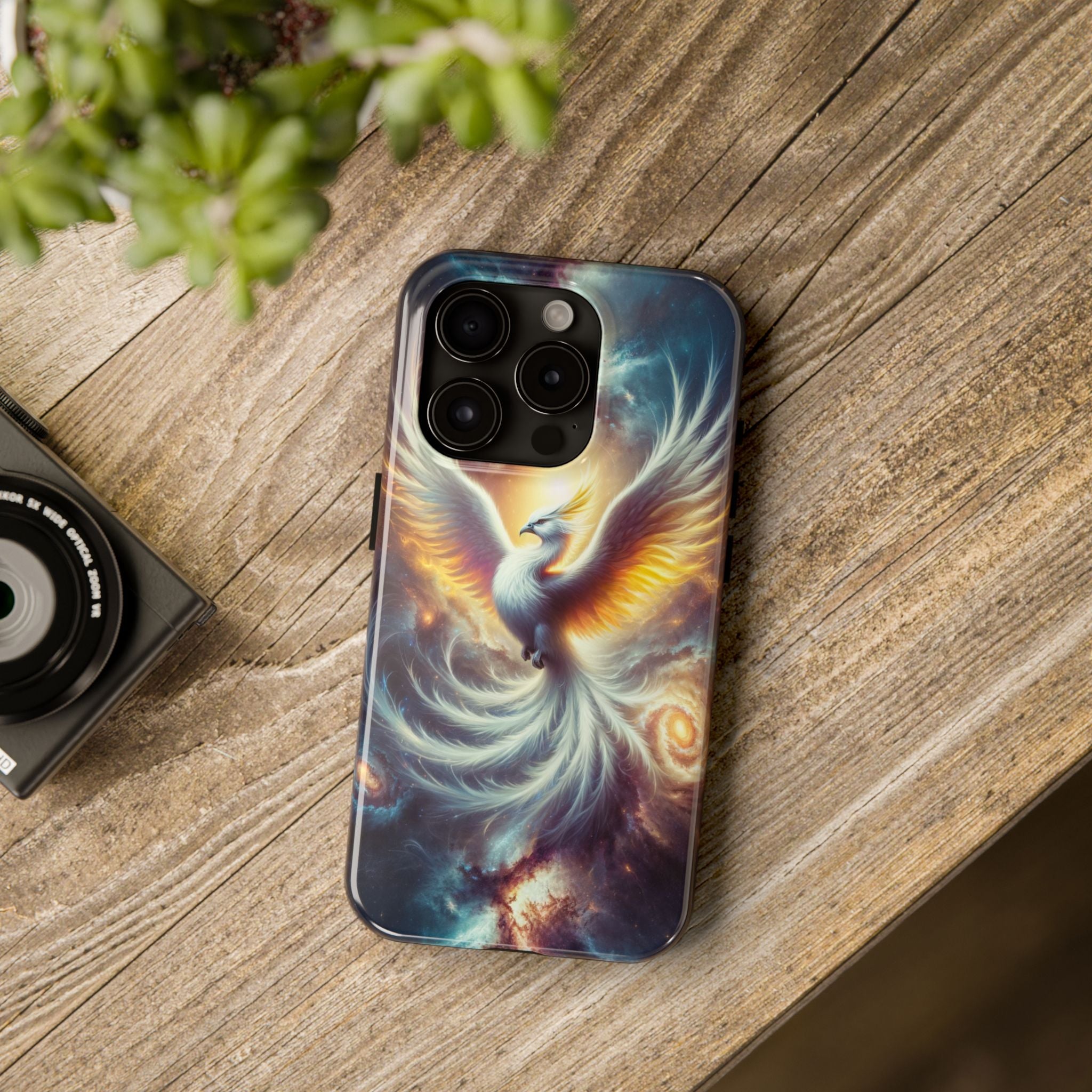 Phone Case - White Phoenix Design