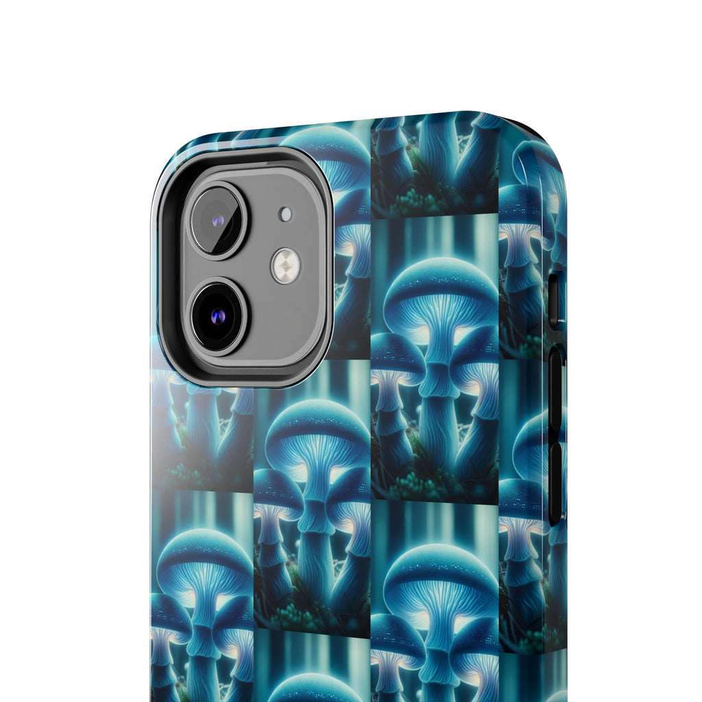 Blue Mushrooms - Tough Phone Case