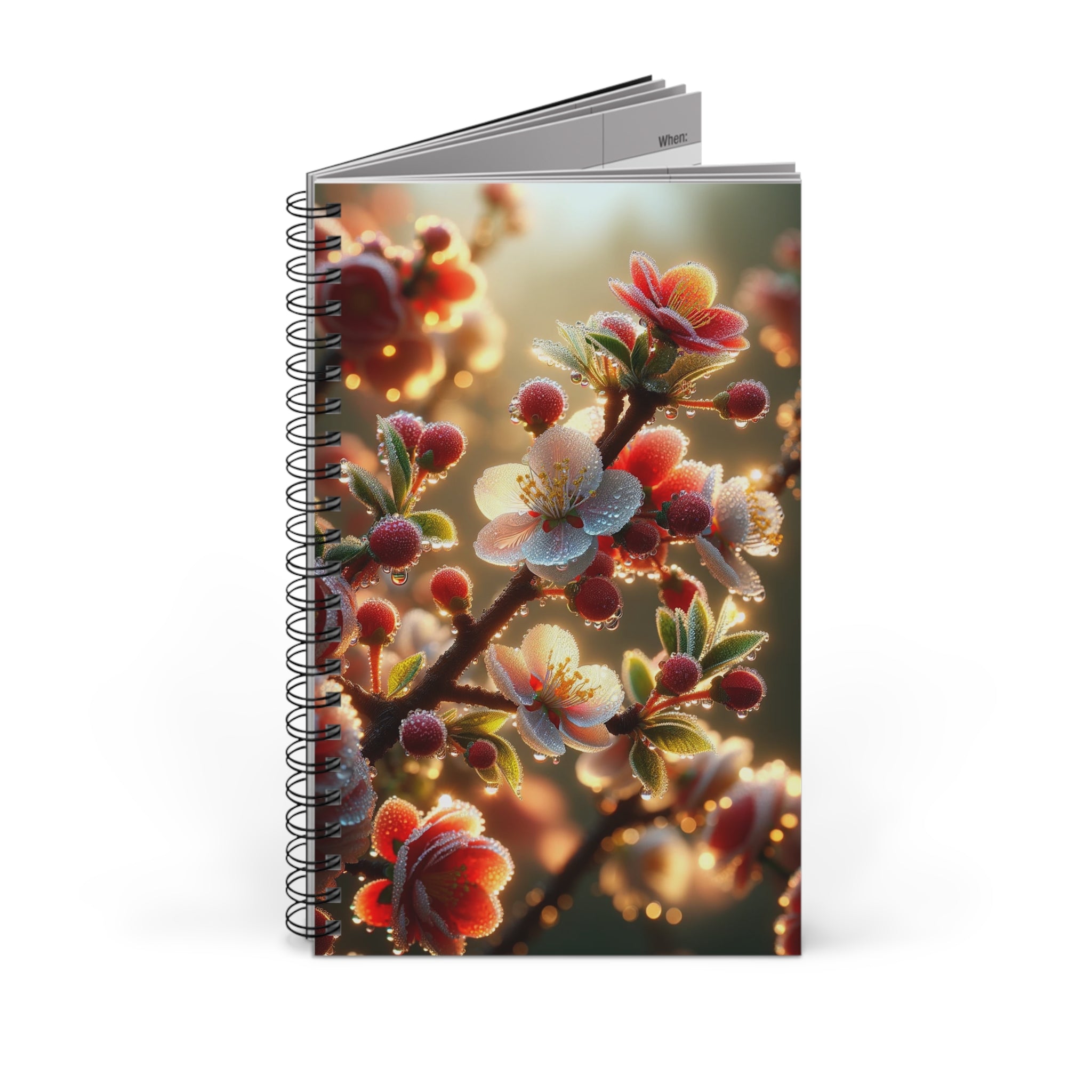 Red & white flowers (1) - Spiral Journal