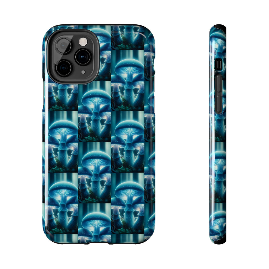 Blue Mushrooms - Tough Phone Case