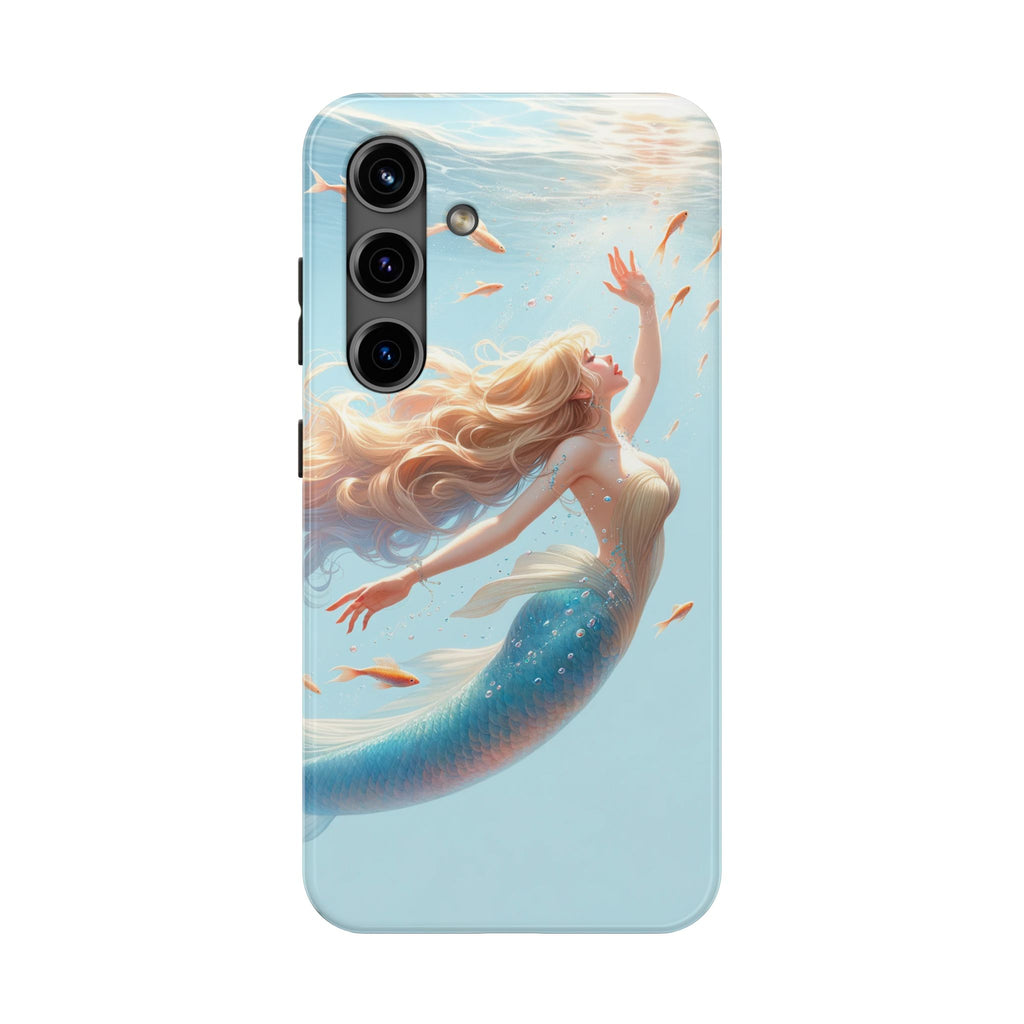 Blond mermaid - Tough Phone Case