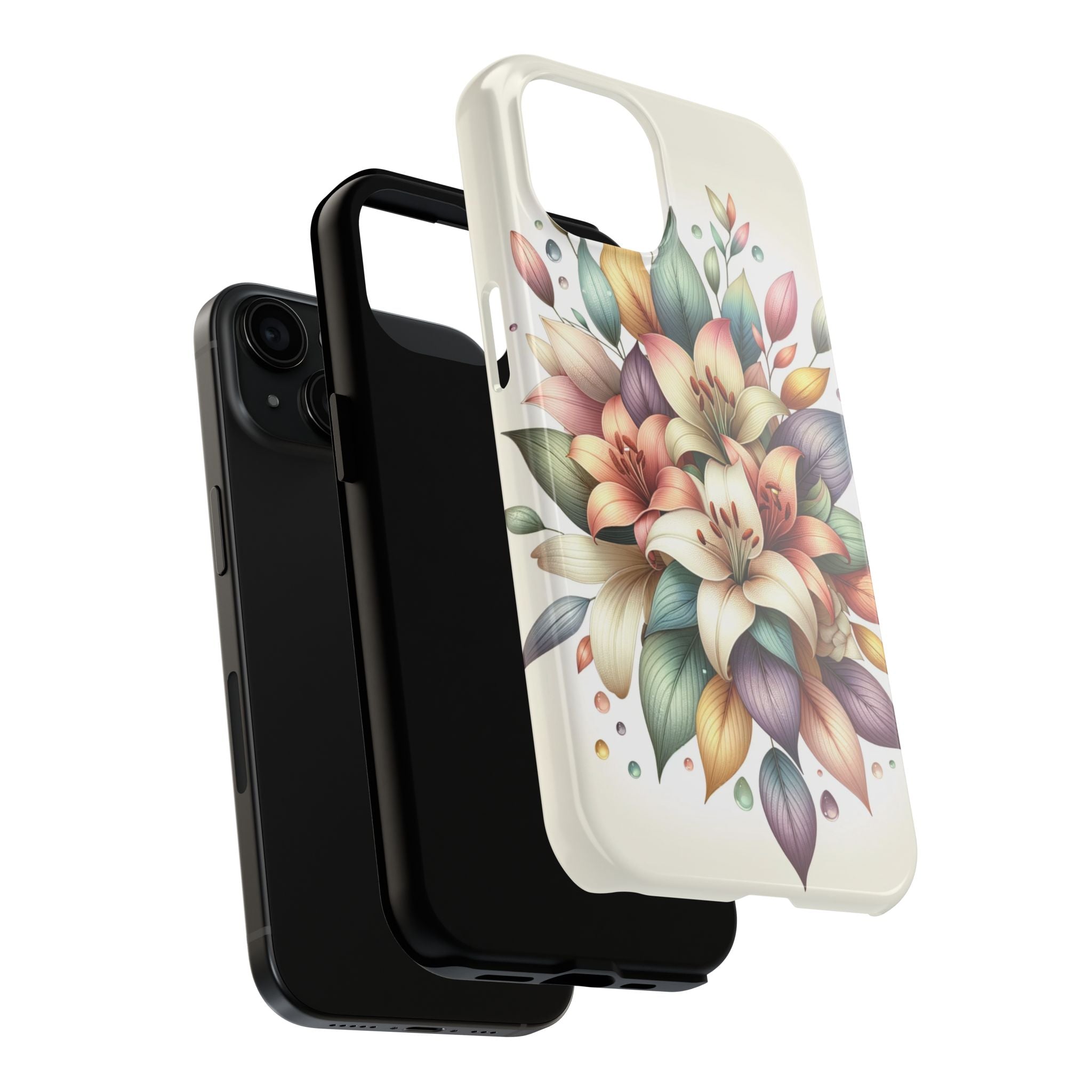 Phone Cases - Beautiful Lily Bouquet Design