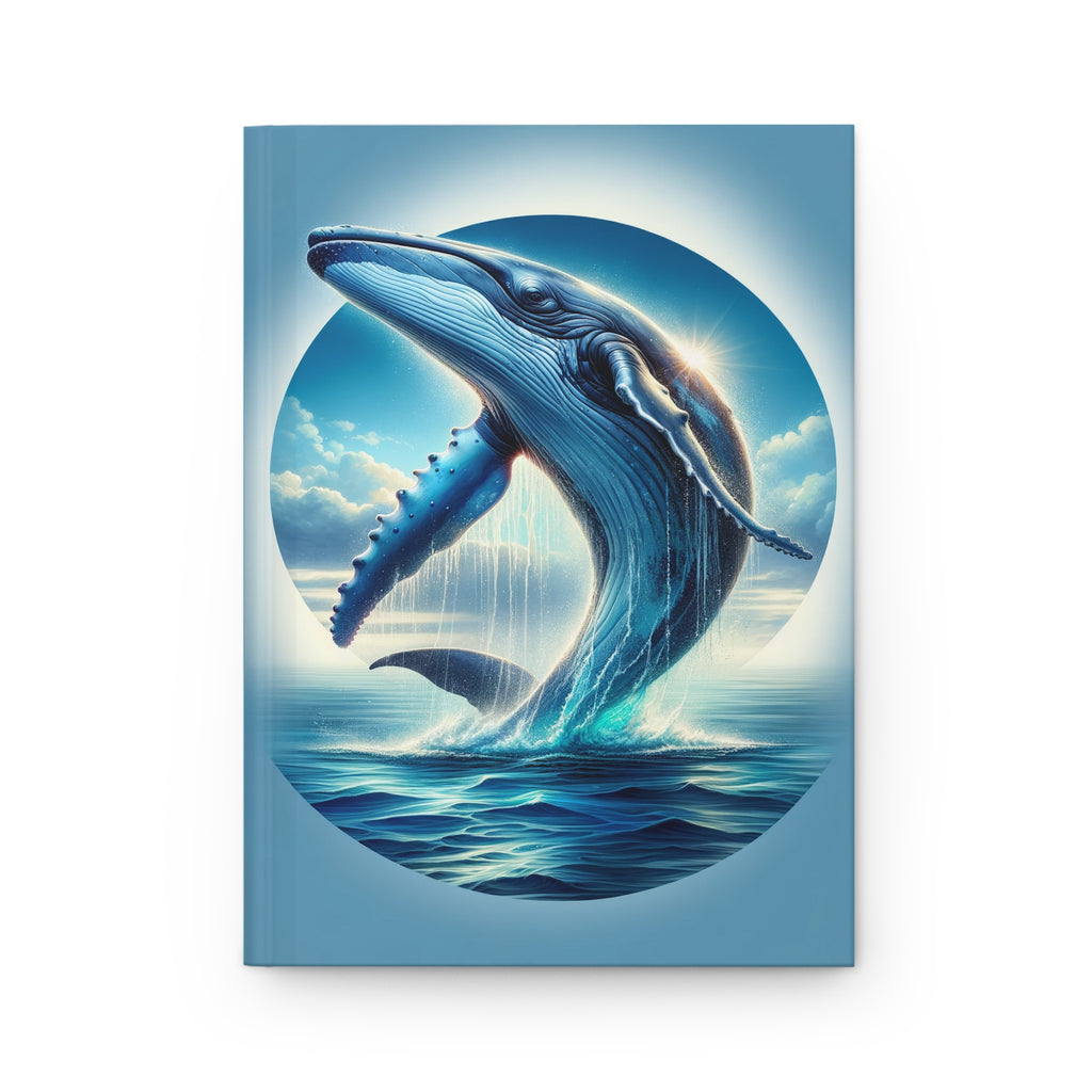 Whale 2 - Hardcover Notebook