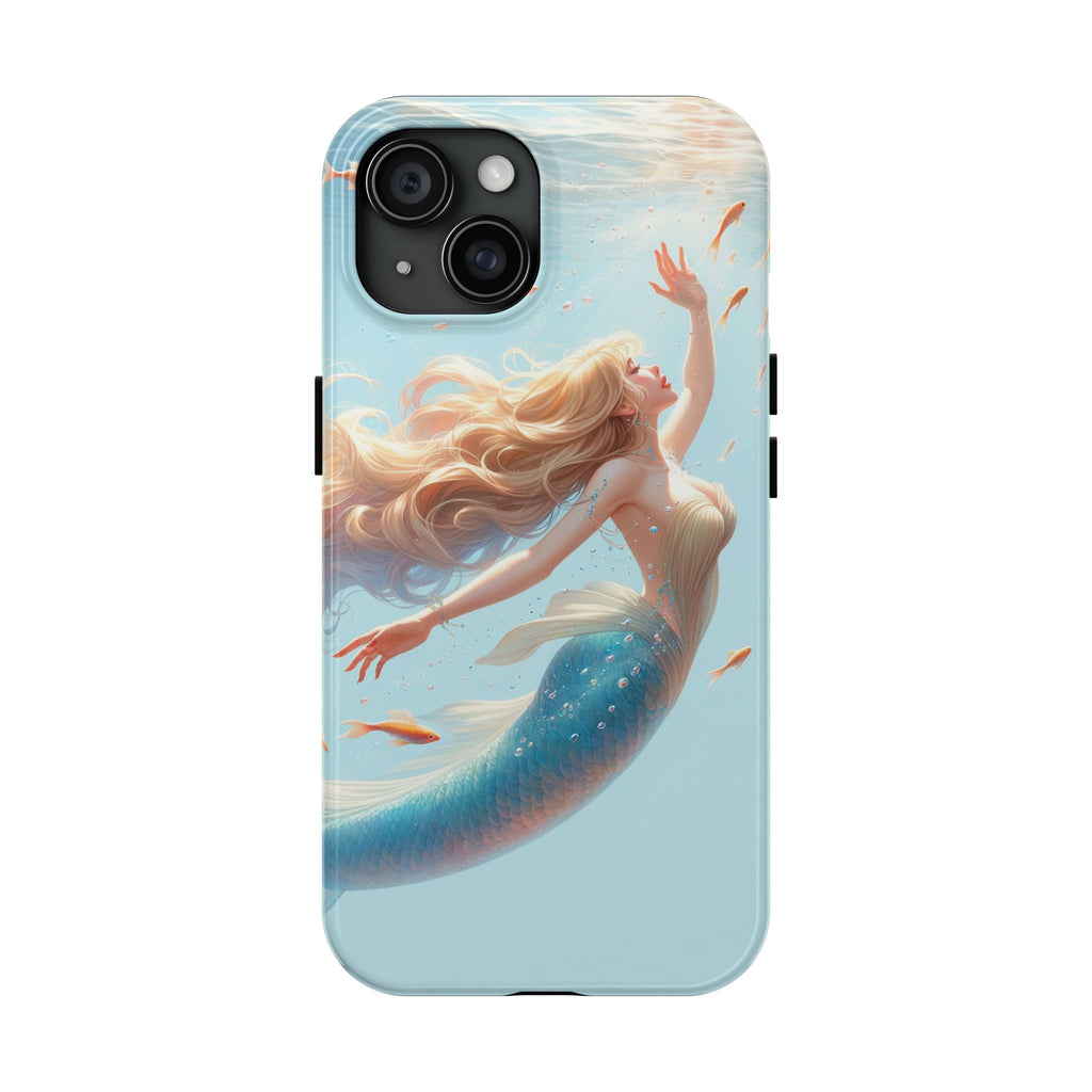 Blond mermaid - Tough Phone Case