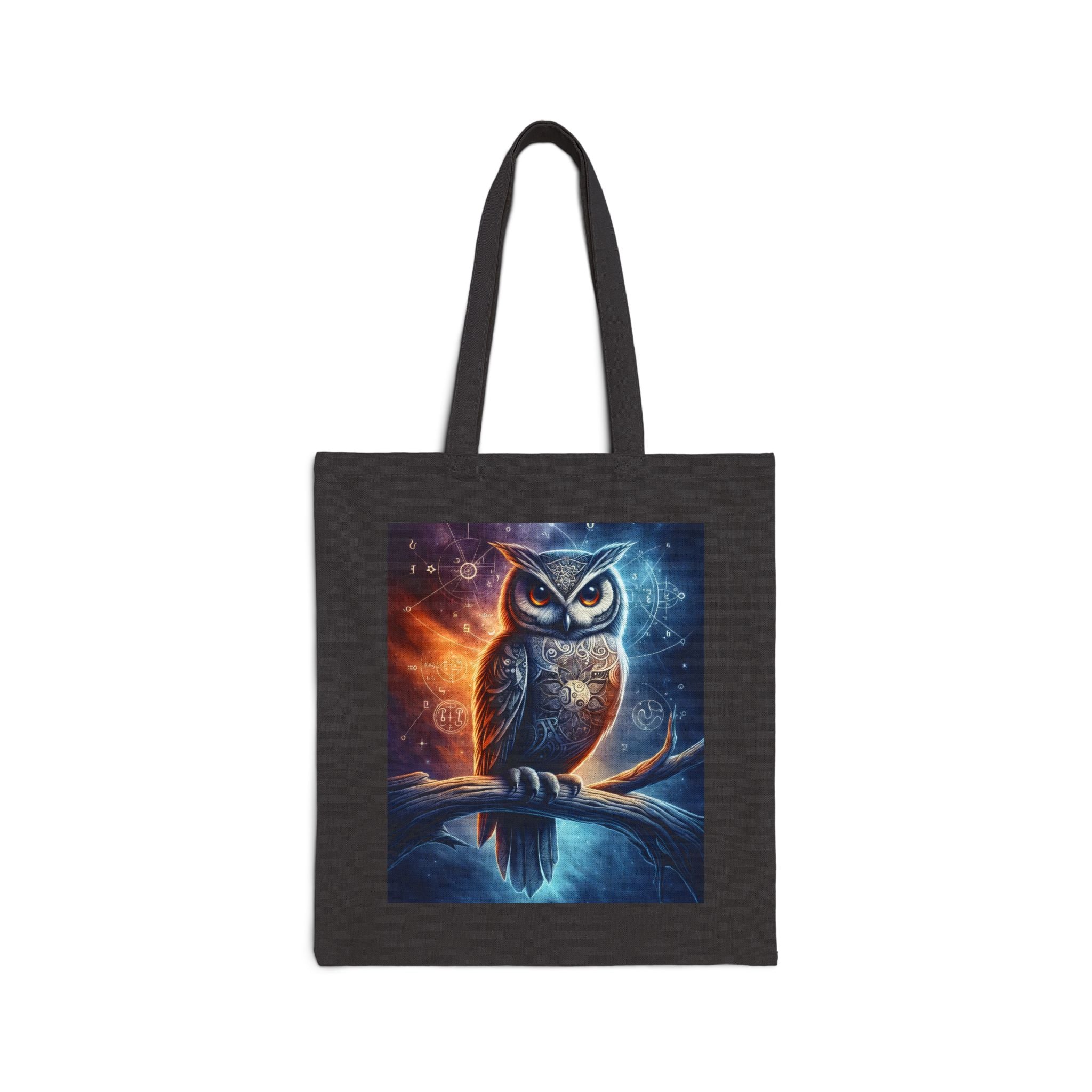 Wise Owl - Cotton Canvas Tote Bag