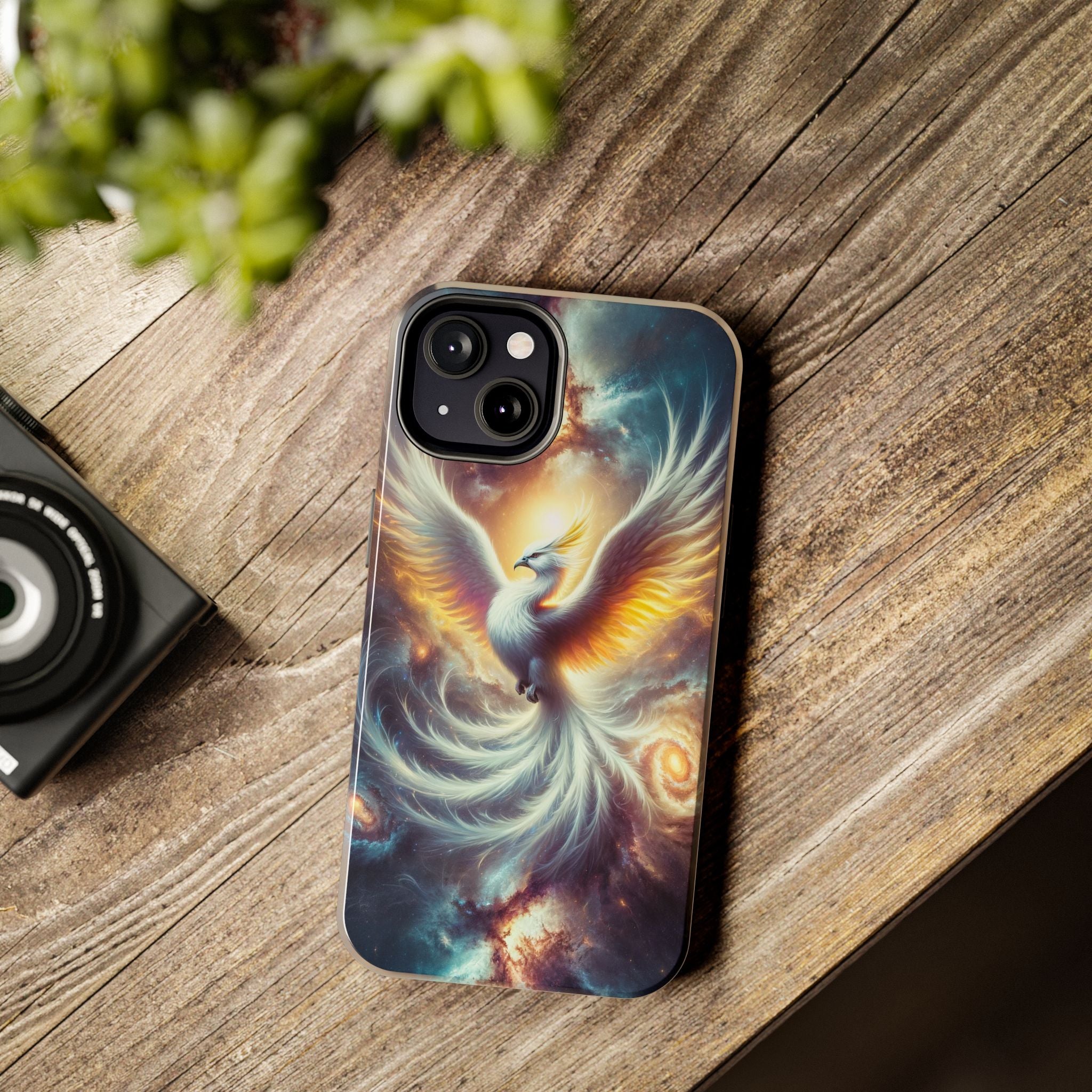 Phone Case - White Phoenix Design