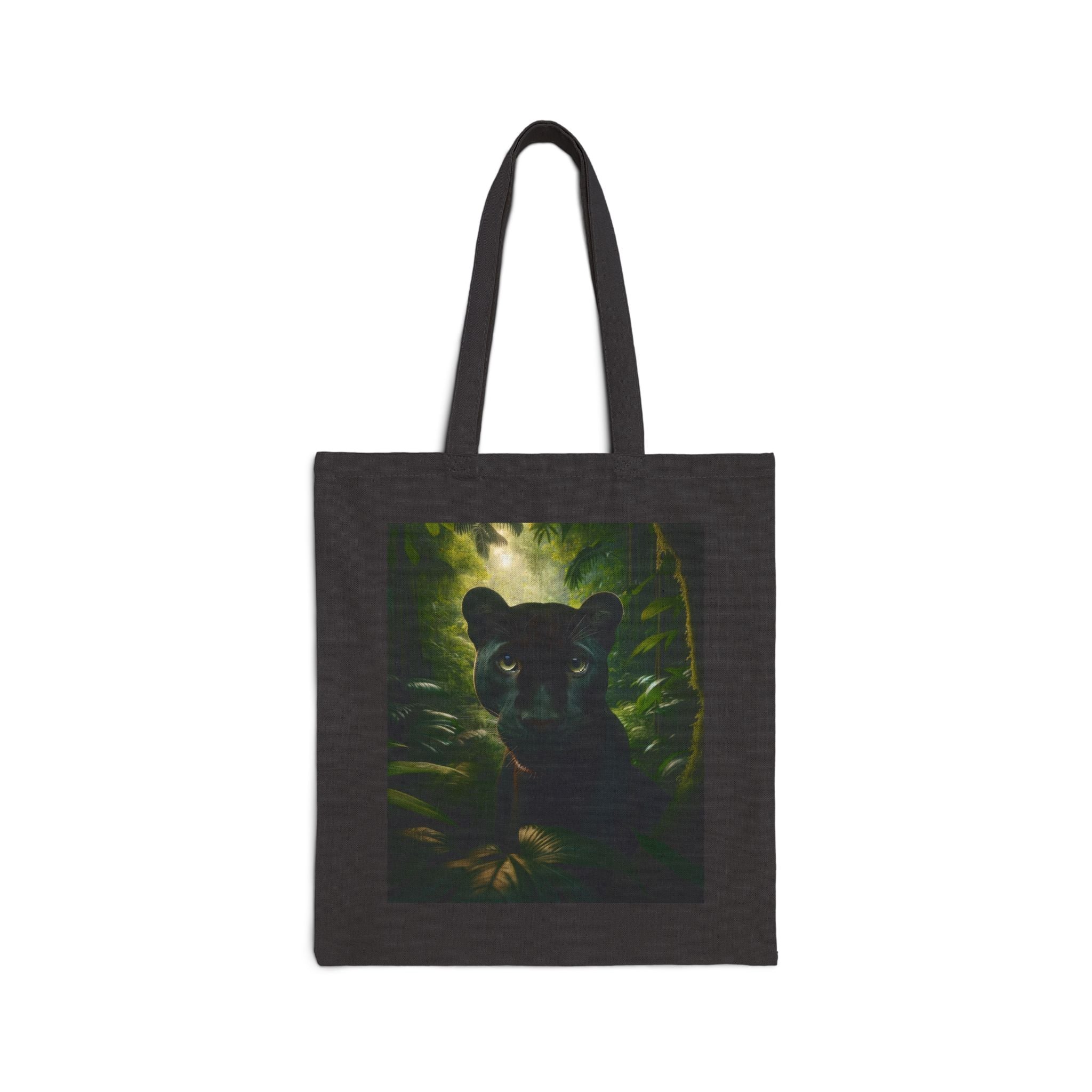 Mystical Panther - Cotton Canvas Tote Bag