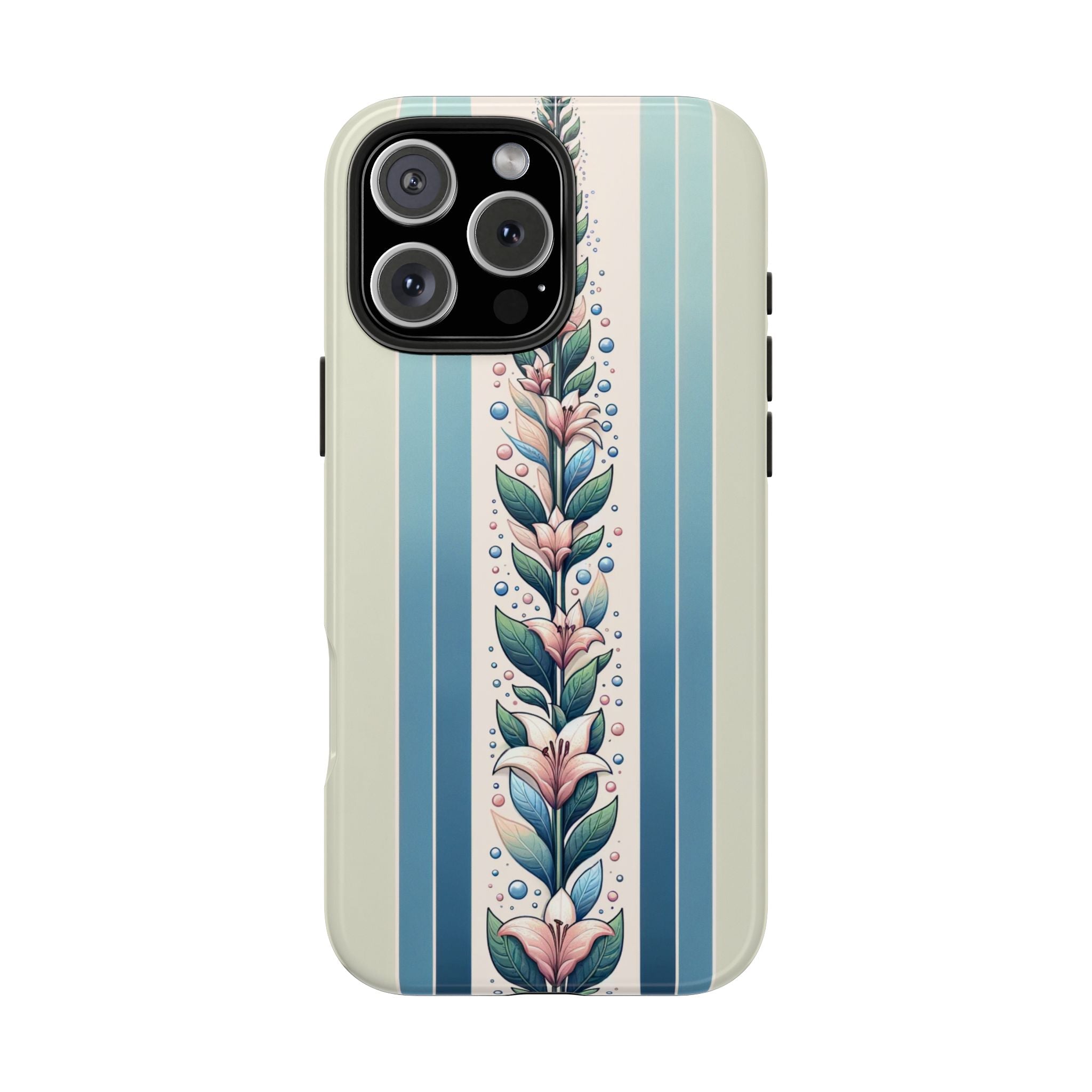 Lilies and leaves - Tough Phone Case