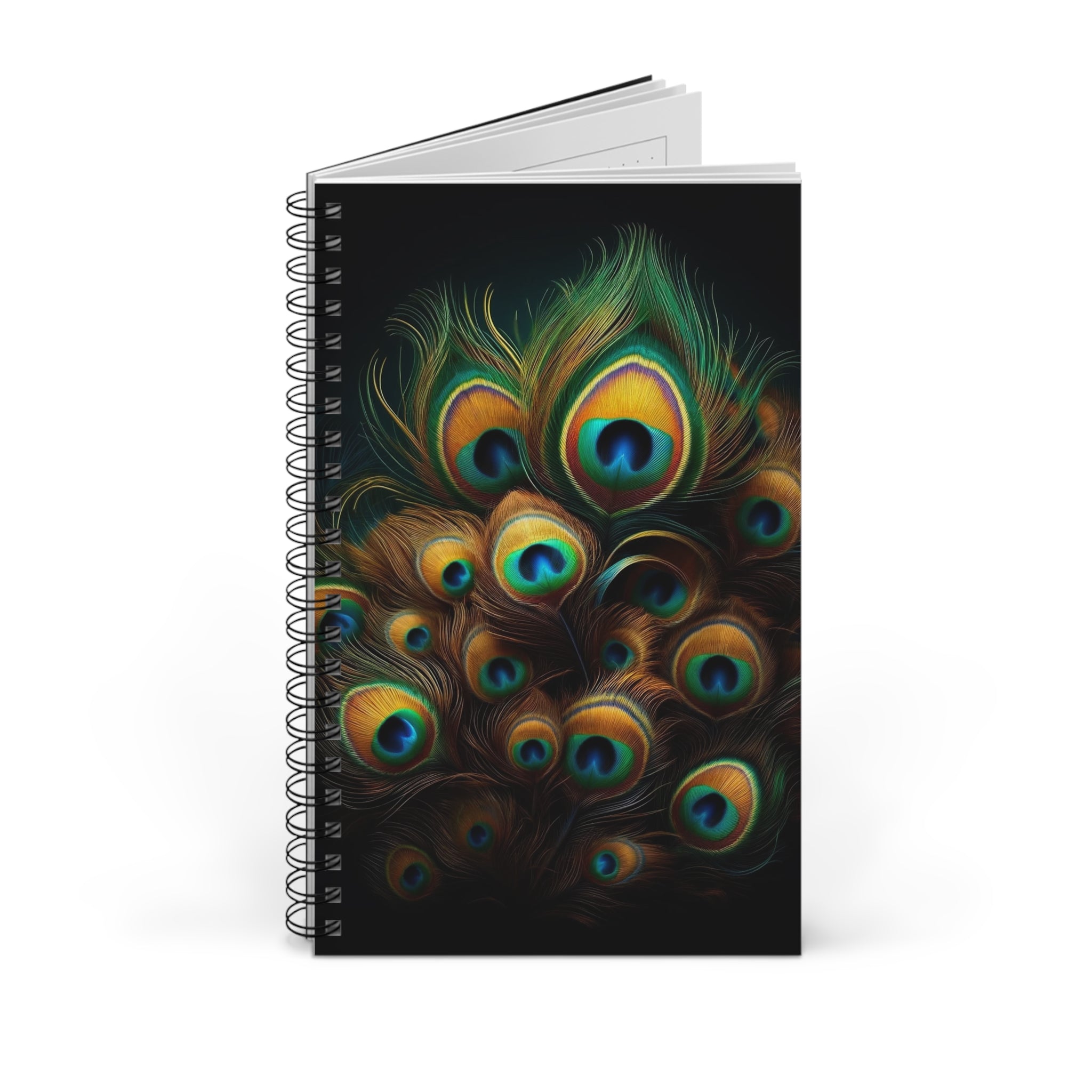 Elegant bouquet of Peacock feathers - Spiral Journal