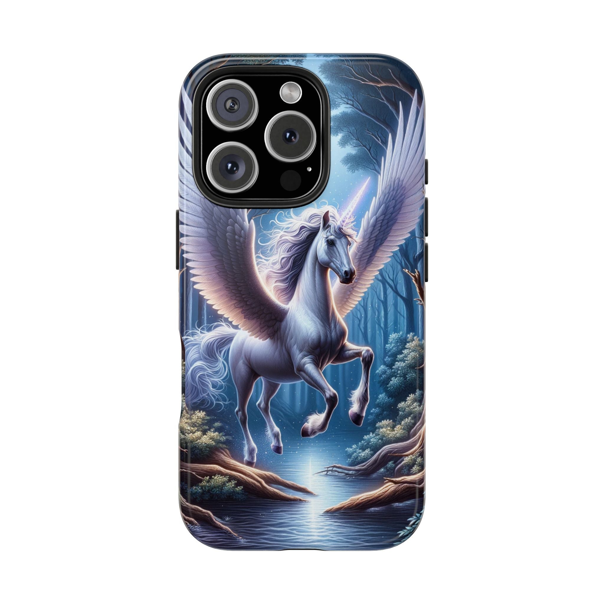 Phone Case - Unicorn Landing in Magical Forest