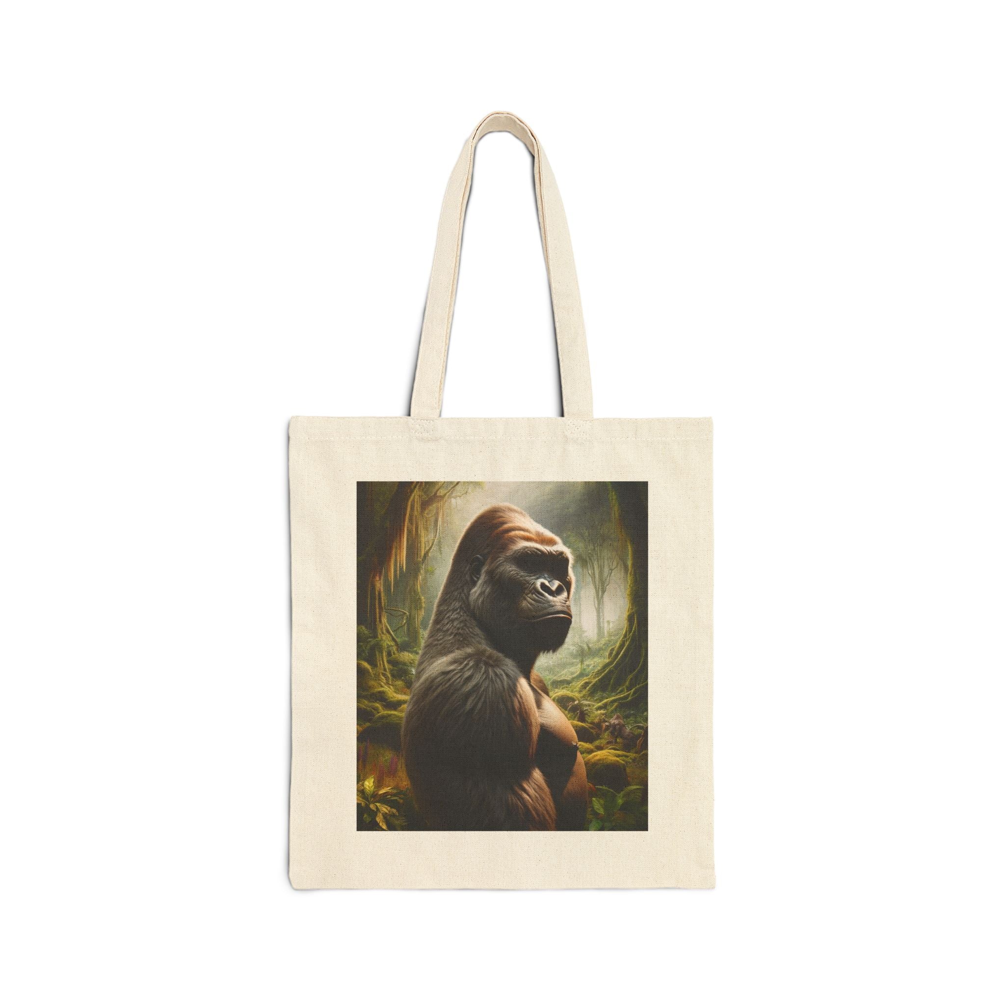 Gorilla Art - Cotton Canvas Tote Bag