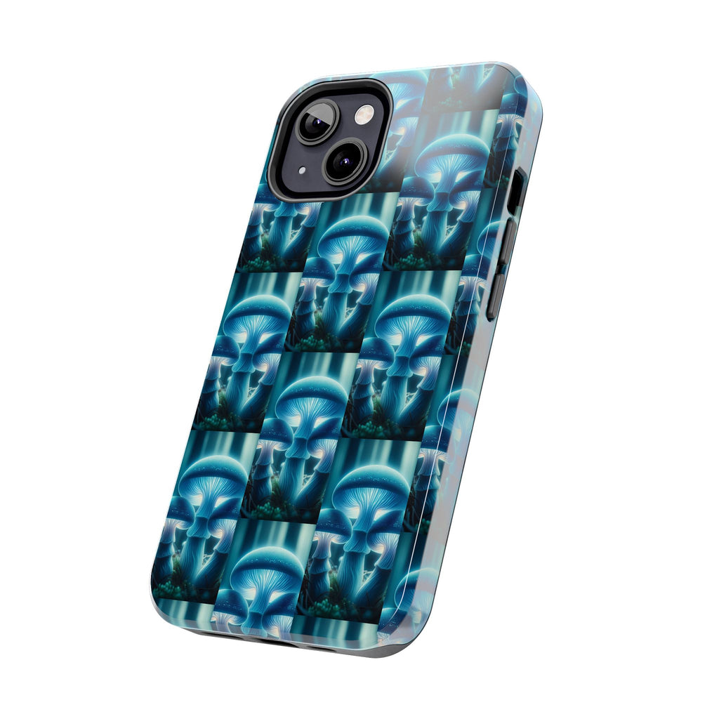 Blue Mushrooms - Tough Phone Case