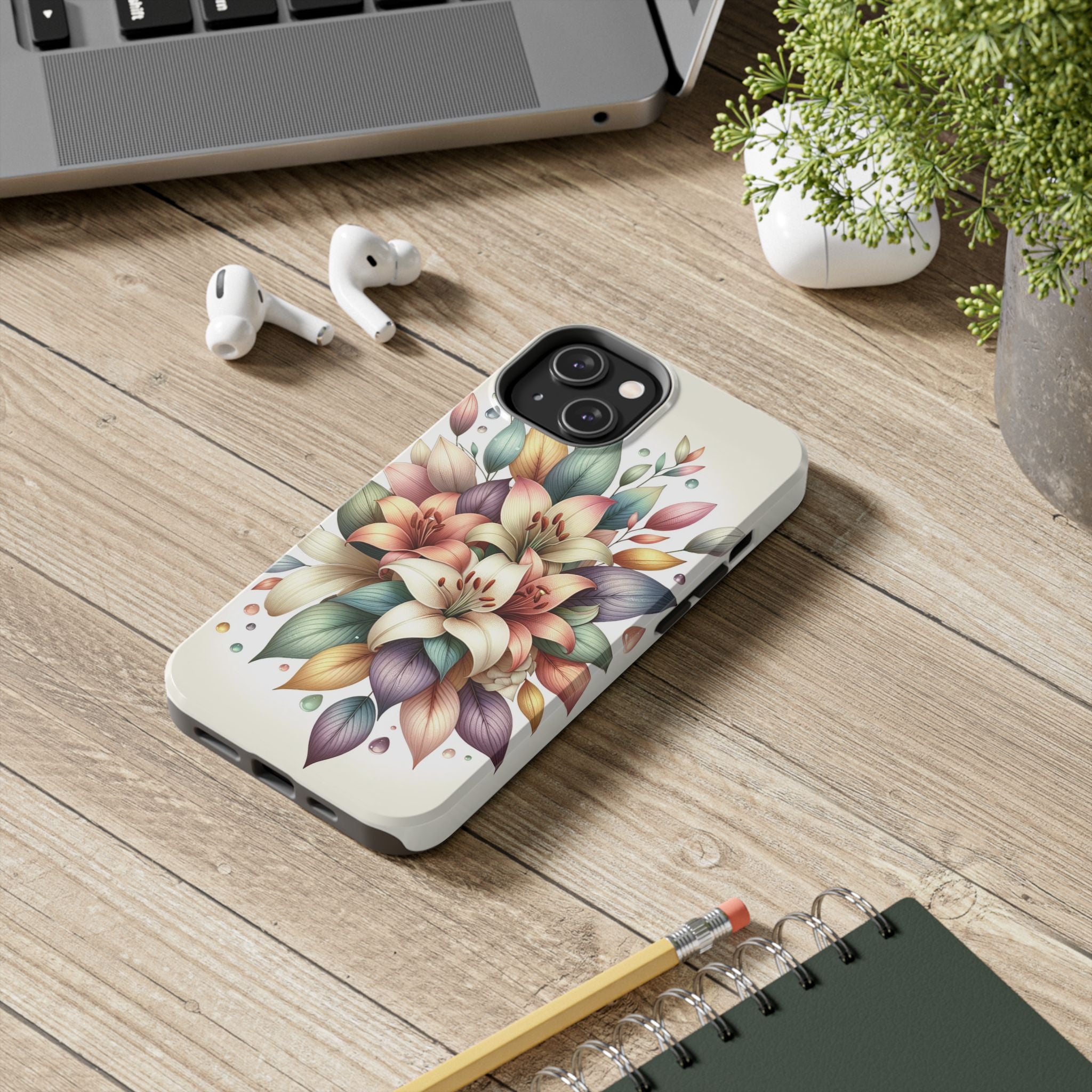 Phone Cases - Beautiful Lily Bouquet Design