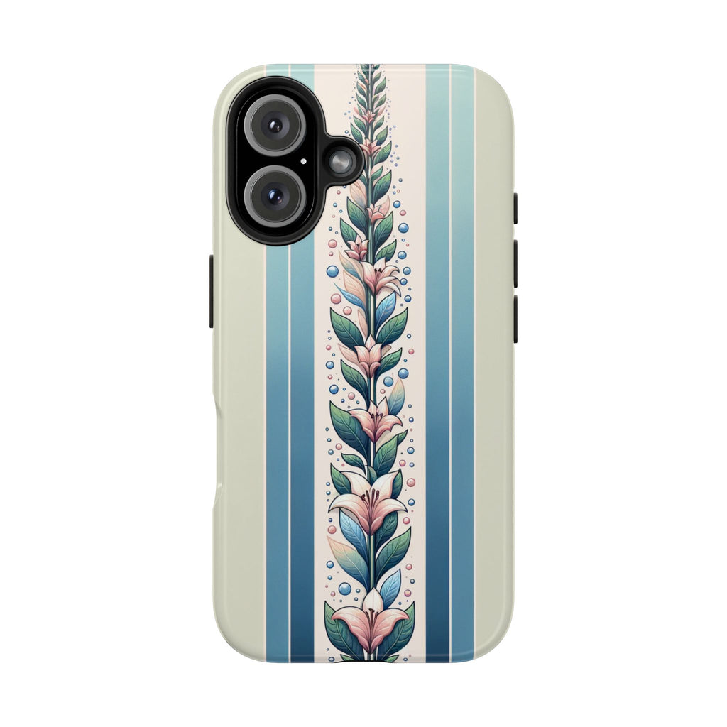 Lilies and leaves - Tough Phone Case