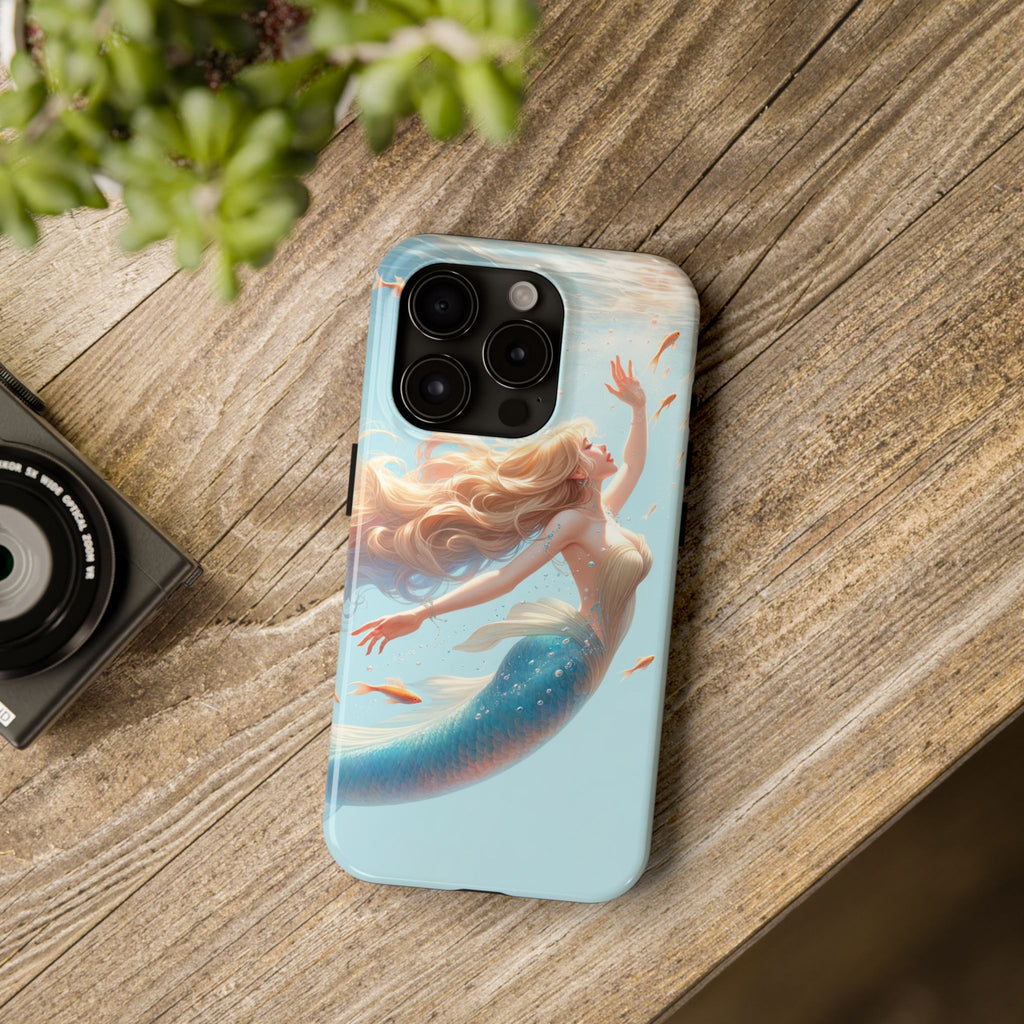 Blond mermaid - Tough Phone Case