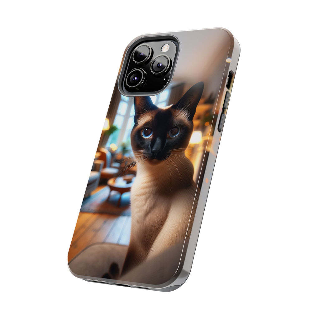Curious cat - Tough Phone Case