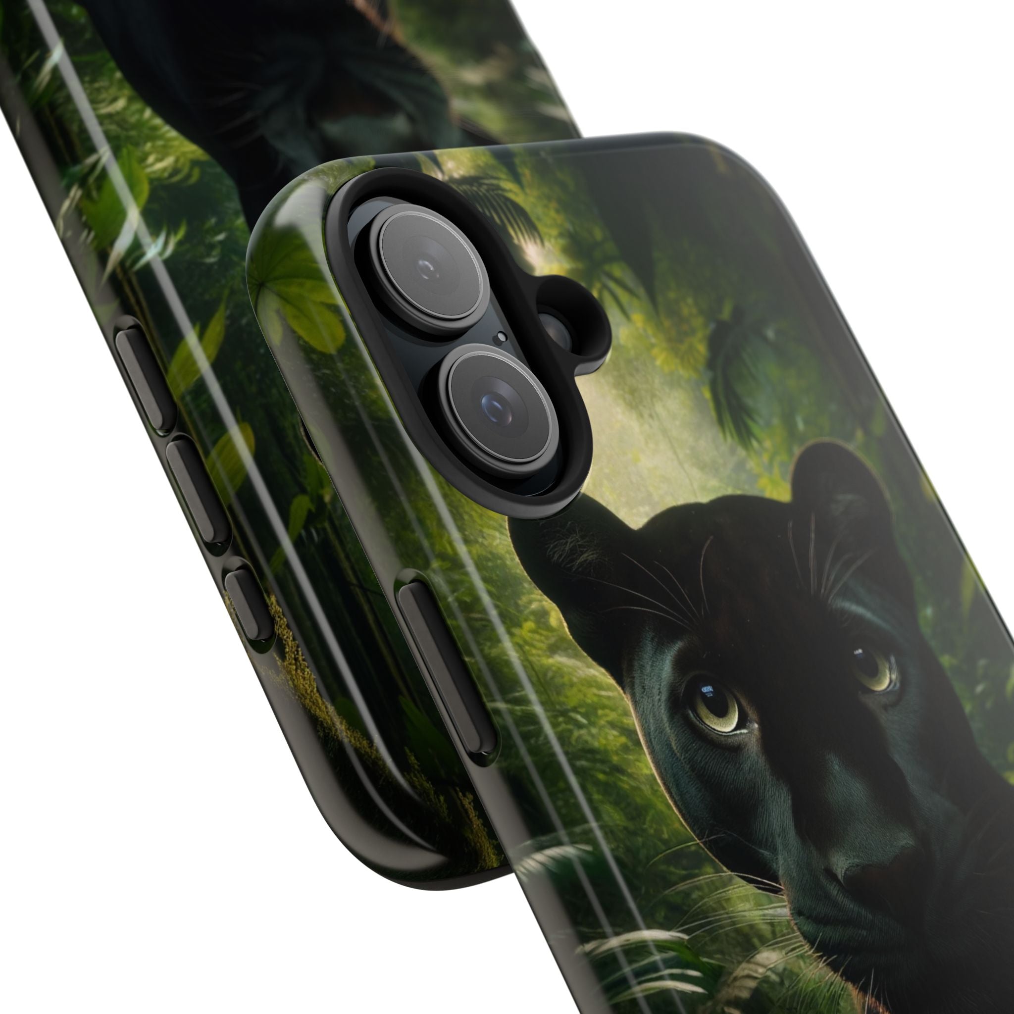 Curious black panther - Tough Phone Case