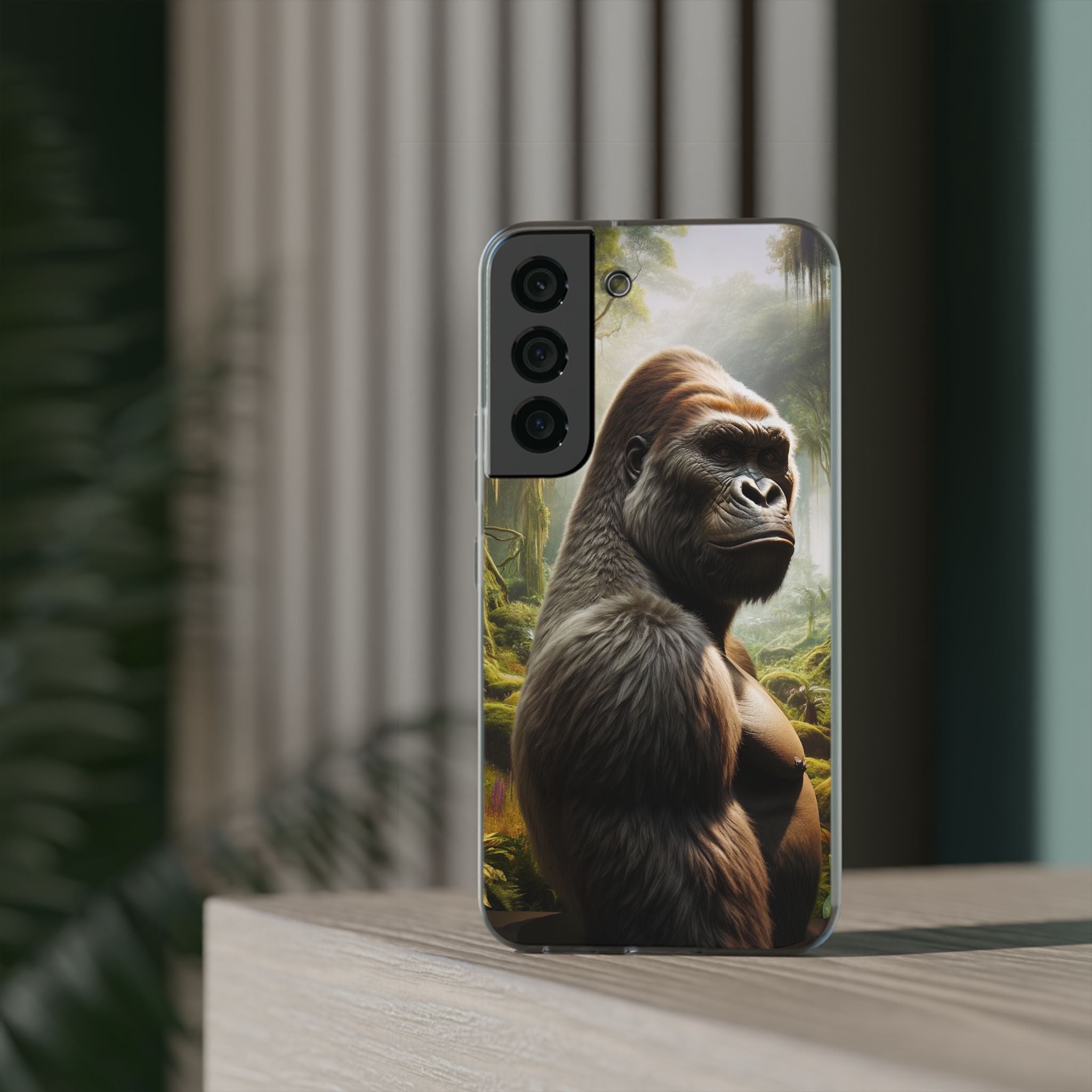 Curious Gorilla - Flexi Case (for Samsung only)