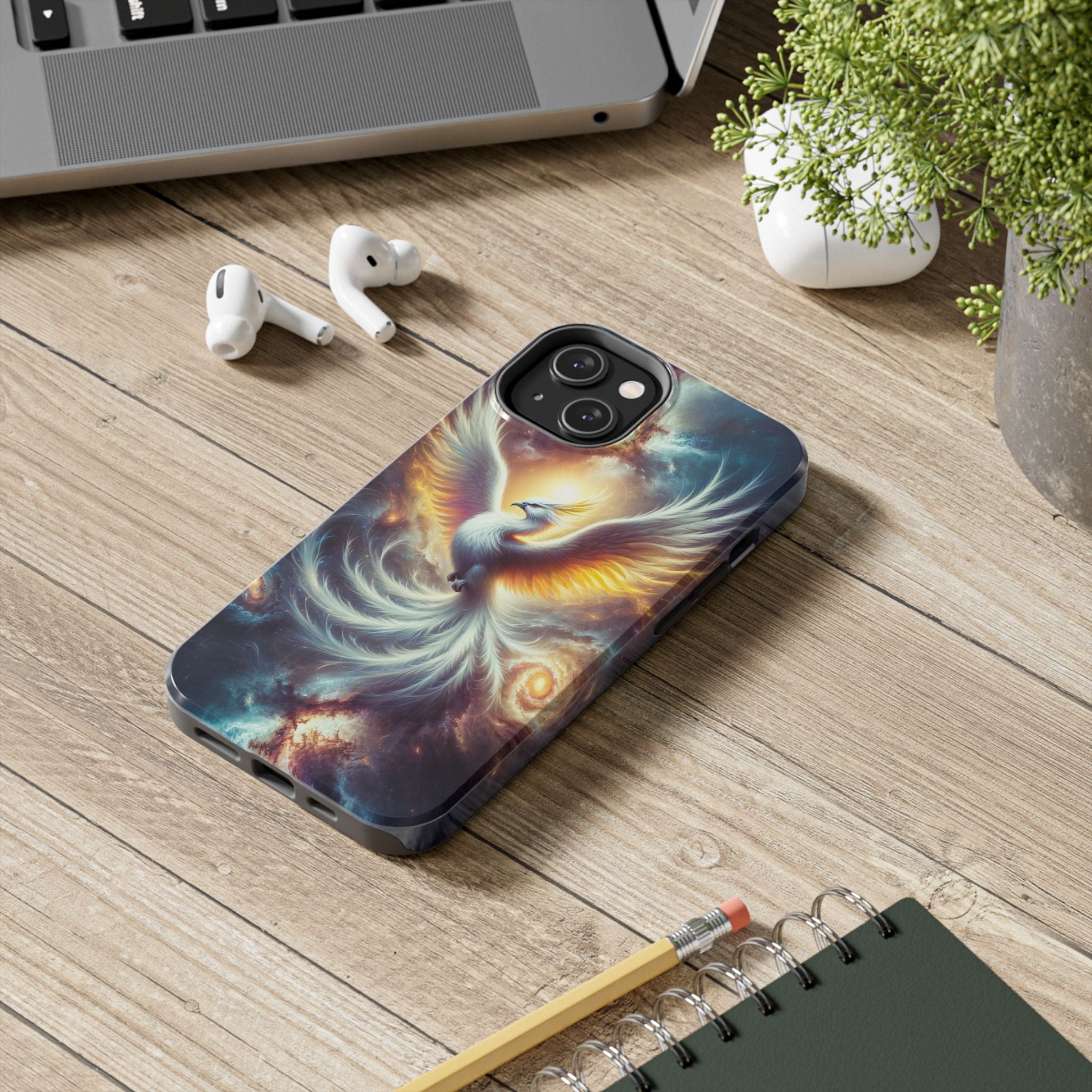 Phone Case - White Phoenix Design