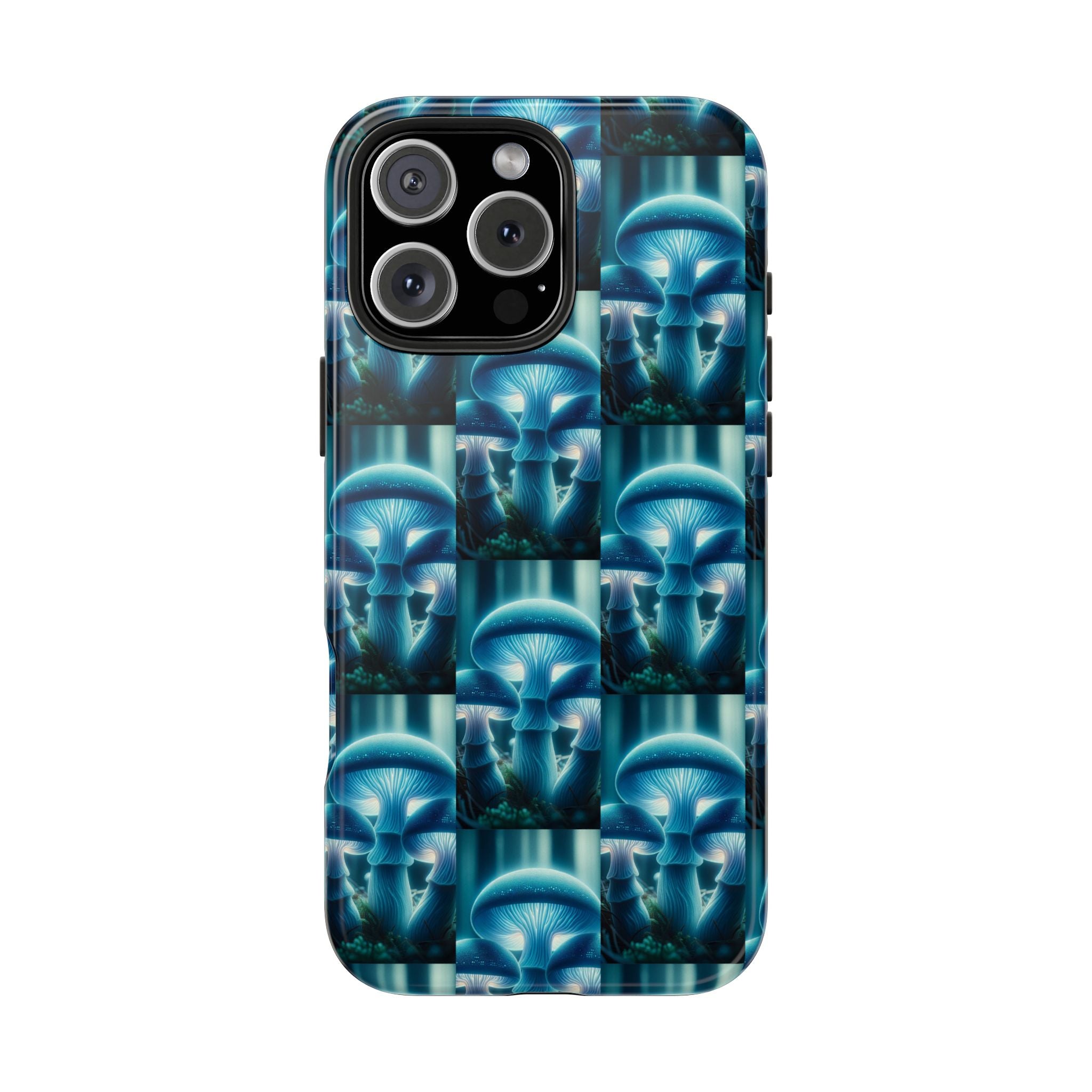 Blue Mushrooms - Tough Phone Case