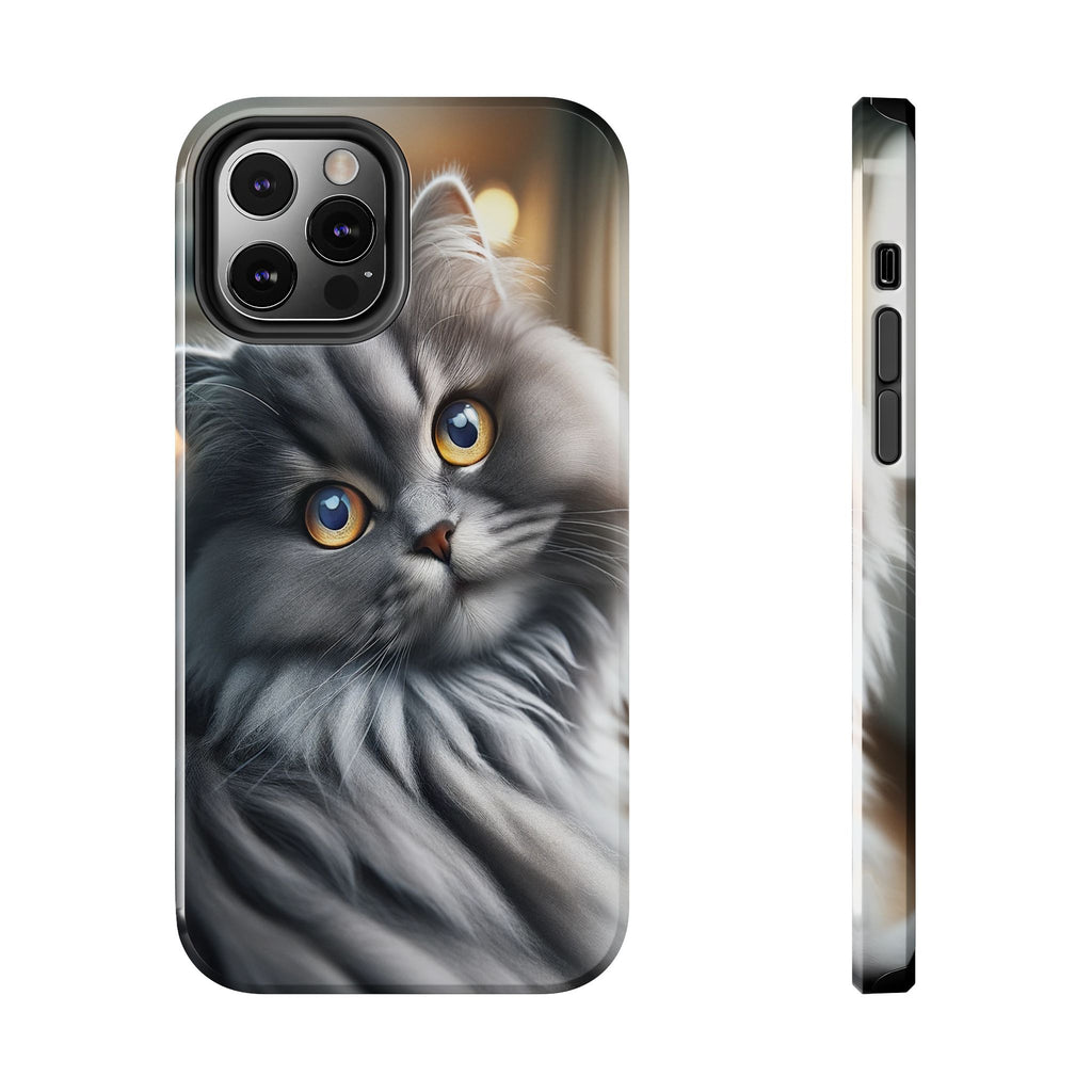 Grey cat - Tough Phone Case