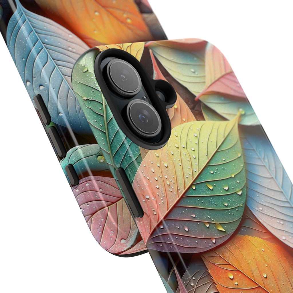Pastel coloured leaves - Tough Phone Case