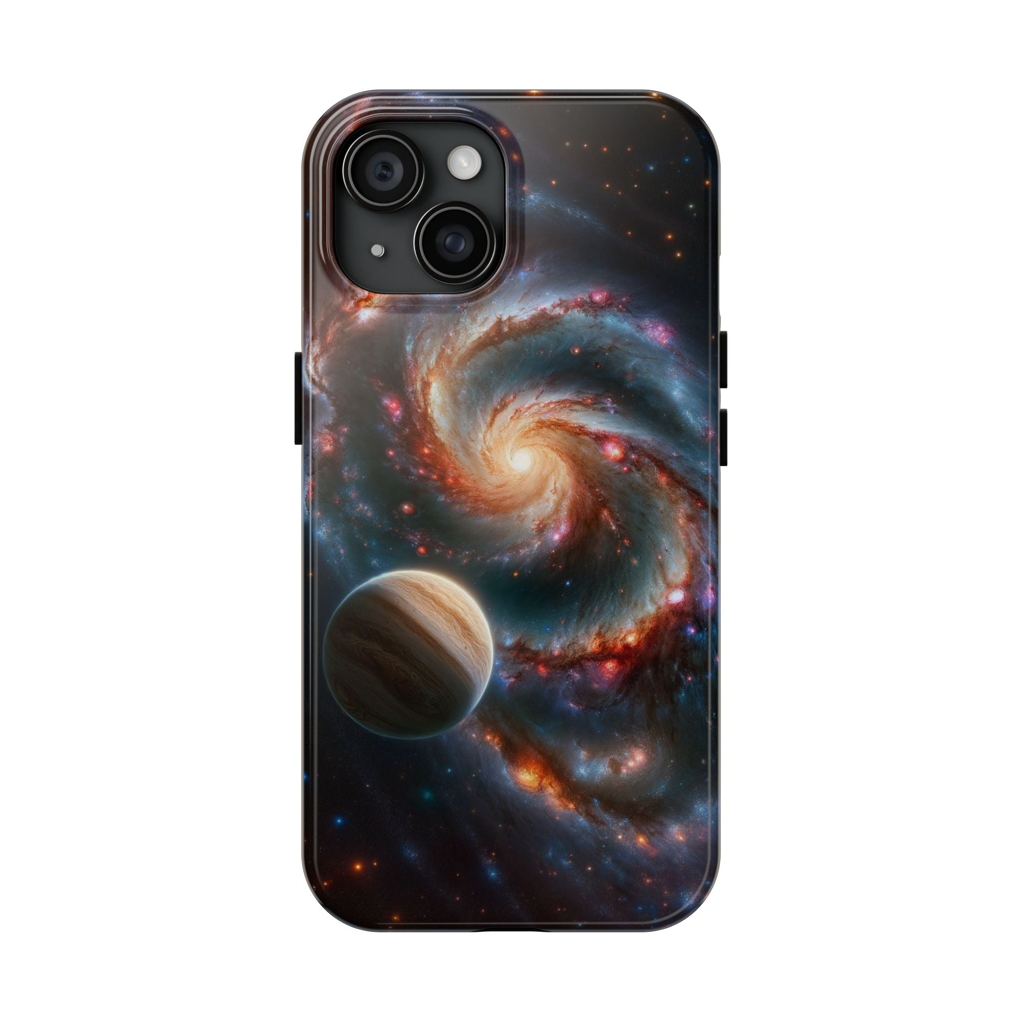 Yellow planet and wormhole - Tough Phone Case