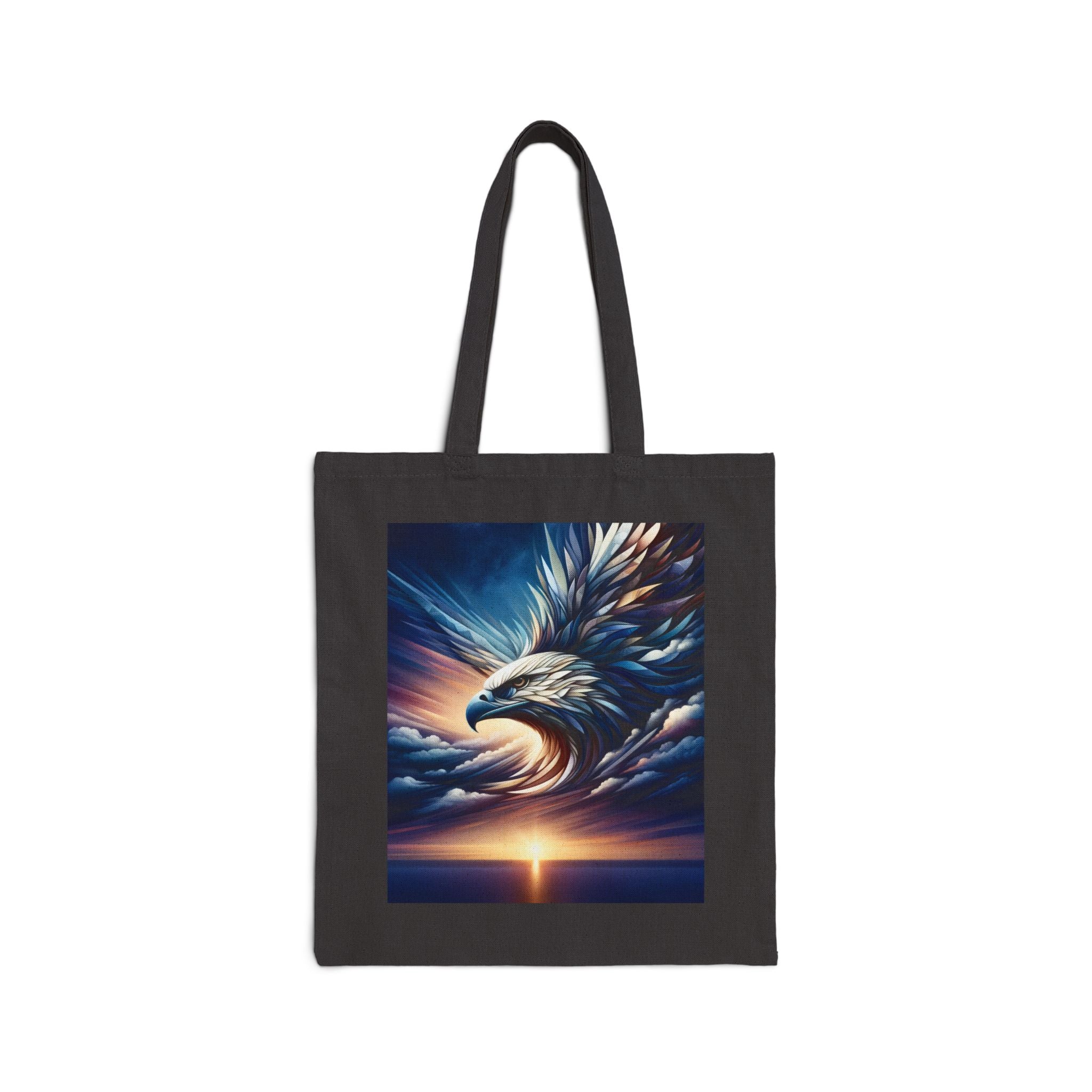 Majestic Eagle in the cloud - Cotton Canvas Tote Bag