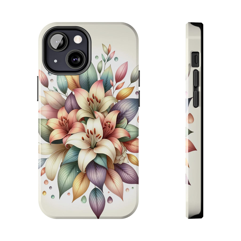 Phone Cases - Beautiful Lily Bouquet Design