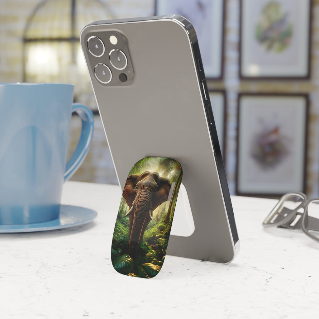 Brown elephant in the jungle - Phone Click-On Grip