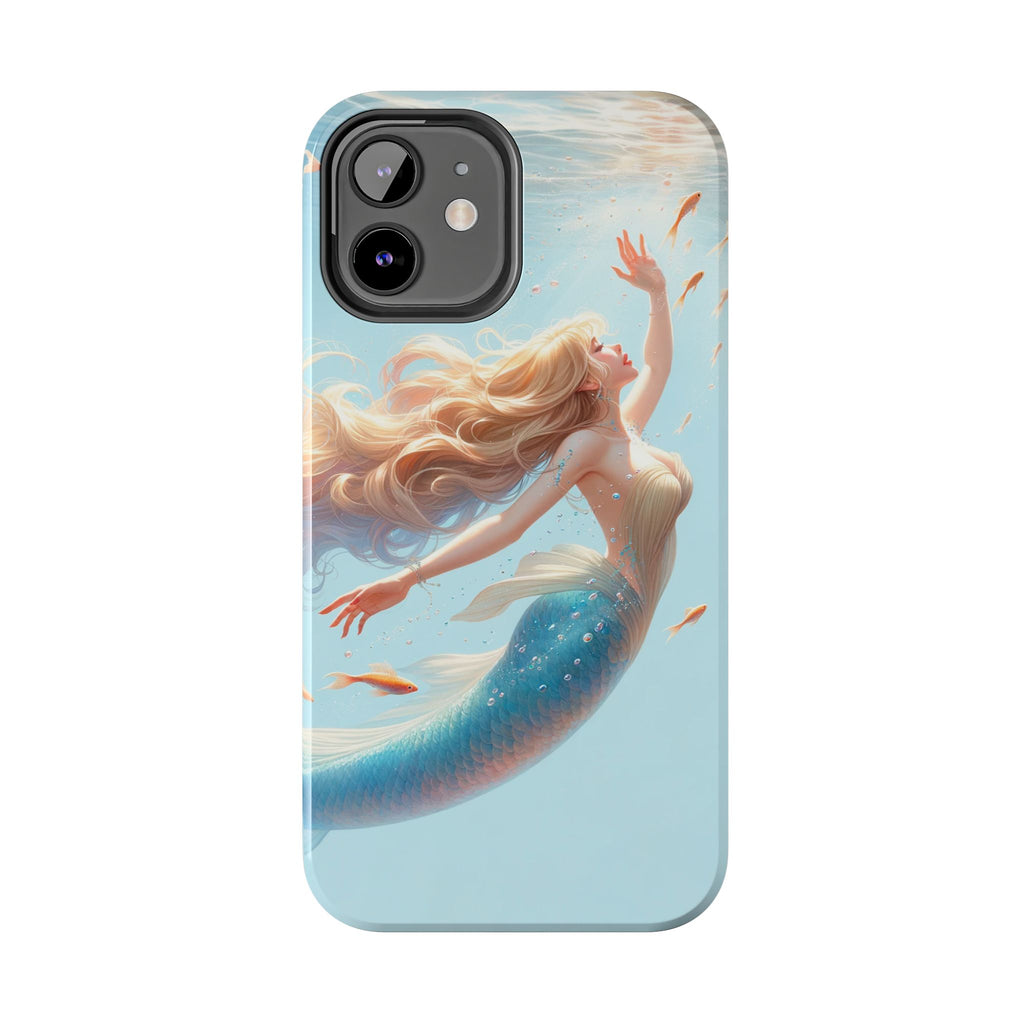 Blond mermaid - Tough Phone Case