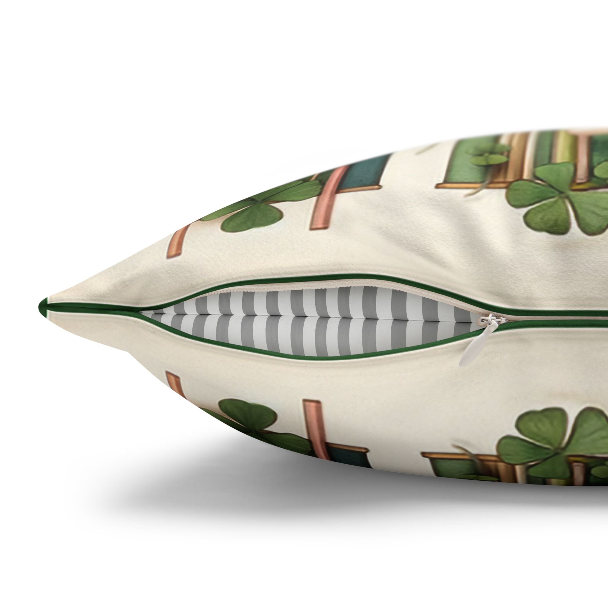 Lilies on a wall - Suede Square Pillowcase