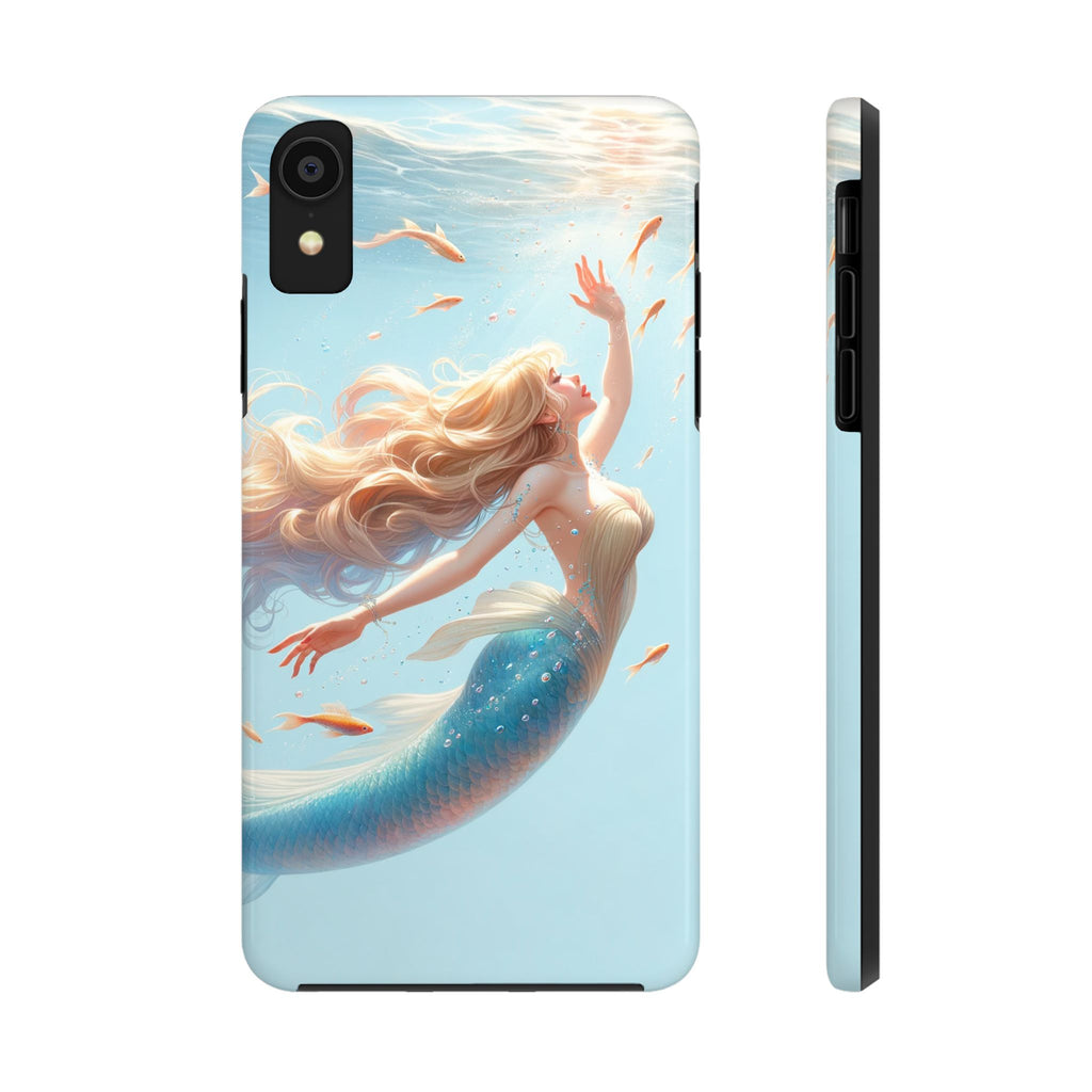 Blond mermaid - Tough Phone Case