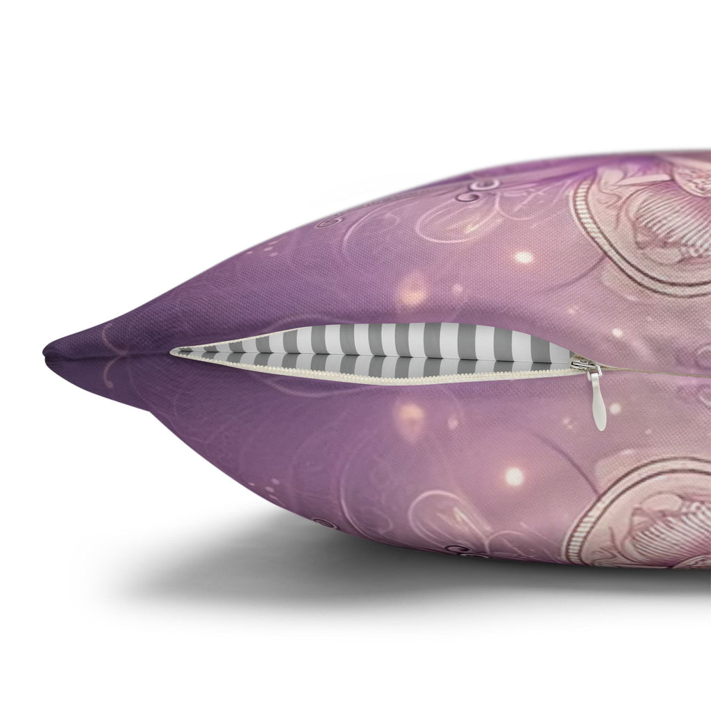 Mandala - Pink design - Spun Polyester Square Pillowcase