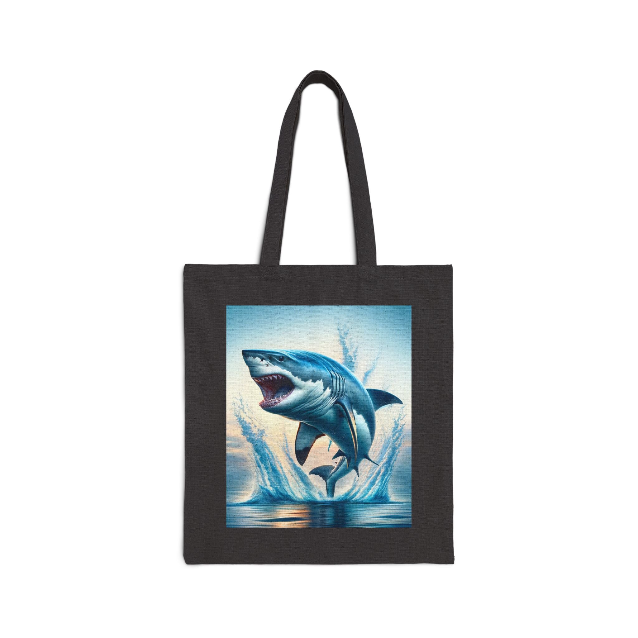 Ocean-Inspired - Cotton Canvas Tote Bag