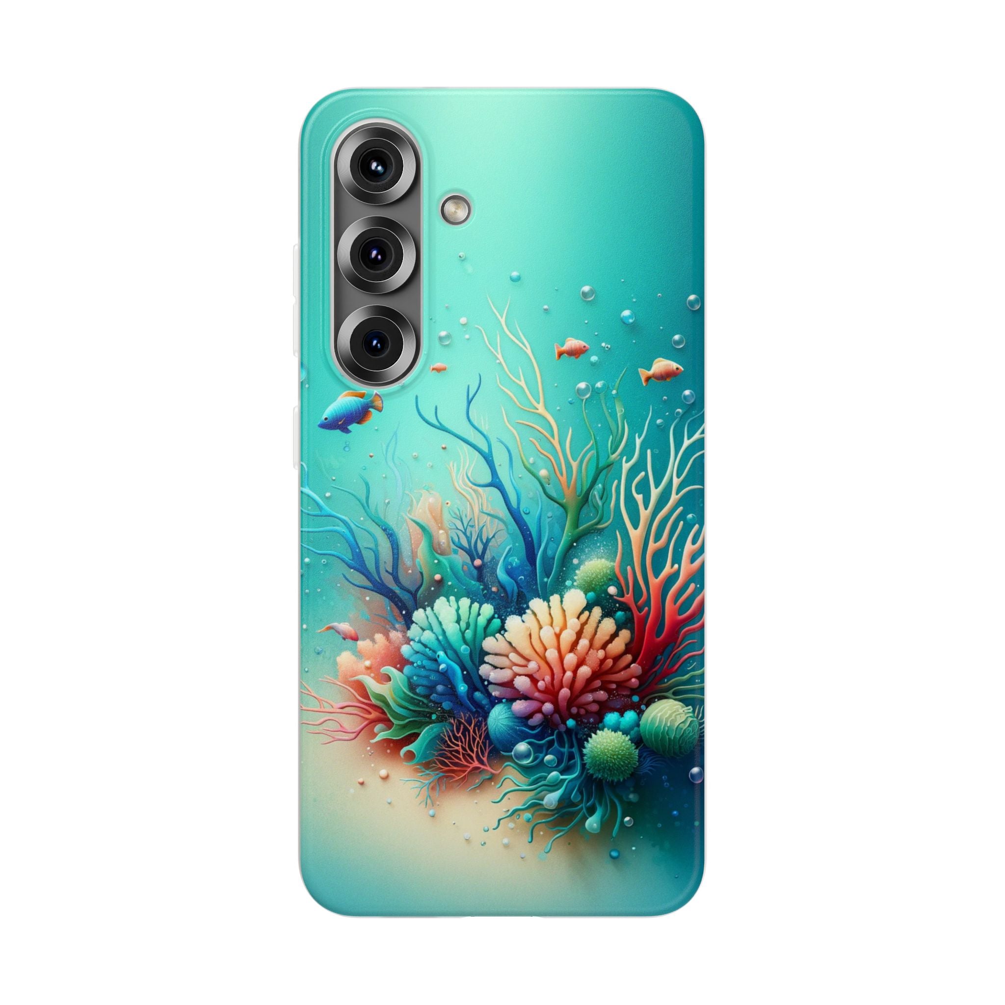 Fish around coral reef - Flexi Case (Samsung only)