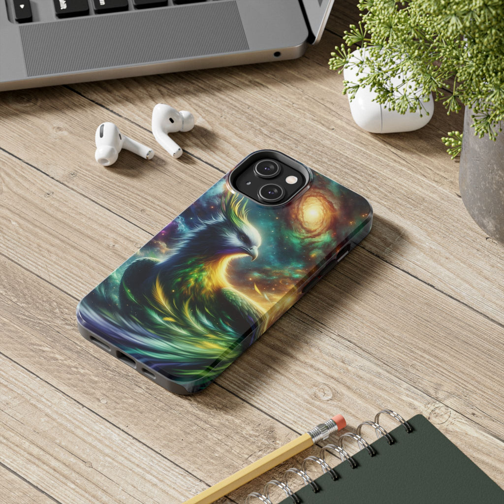 Phone Cases - Green Phoenix Design