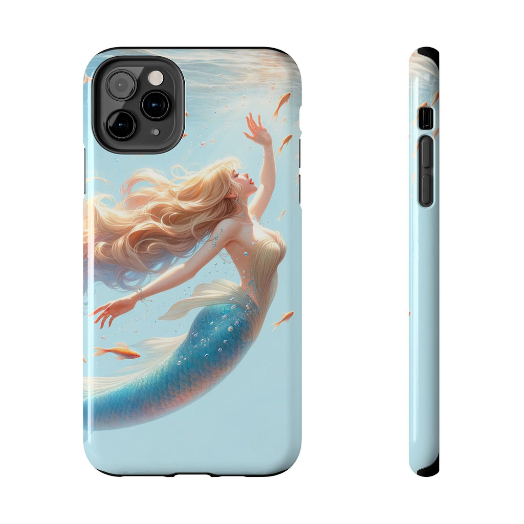 Blond mermaid - Tough Phone Case