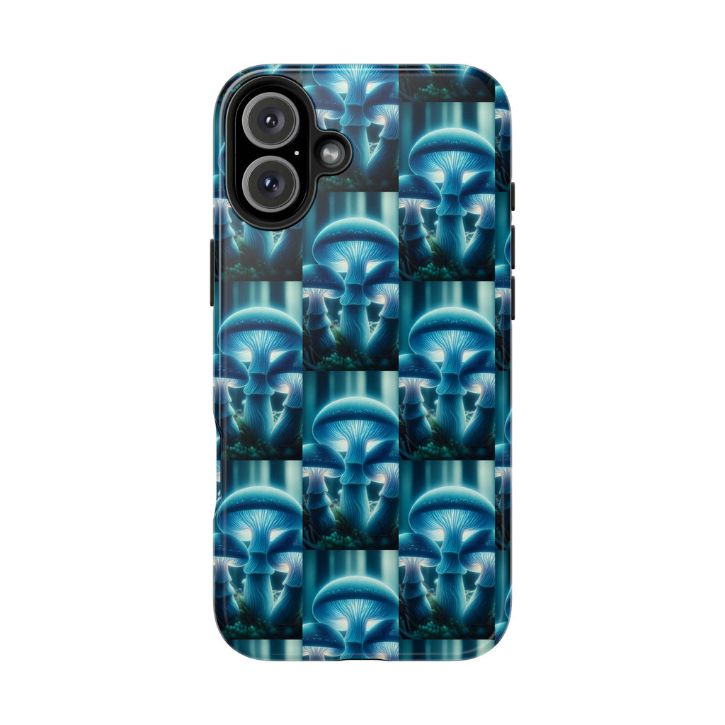 Blue Mushrooms - Tough Phone Case
