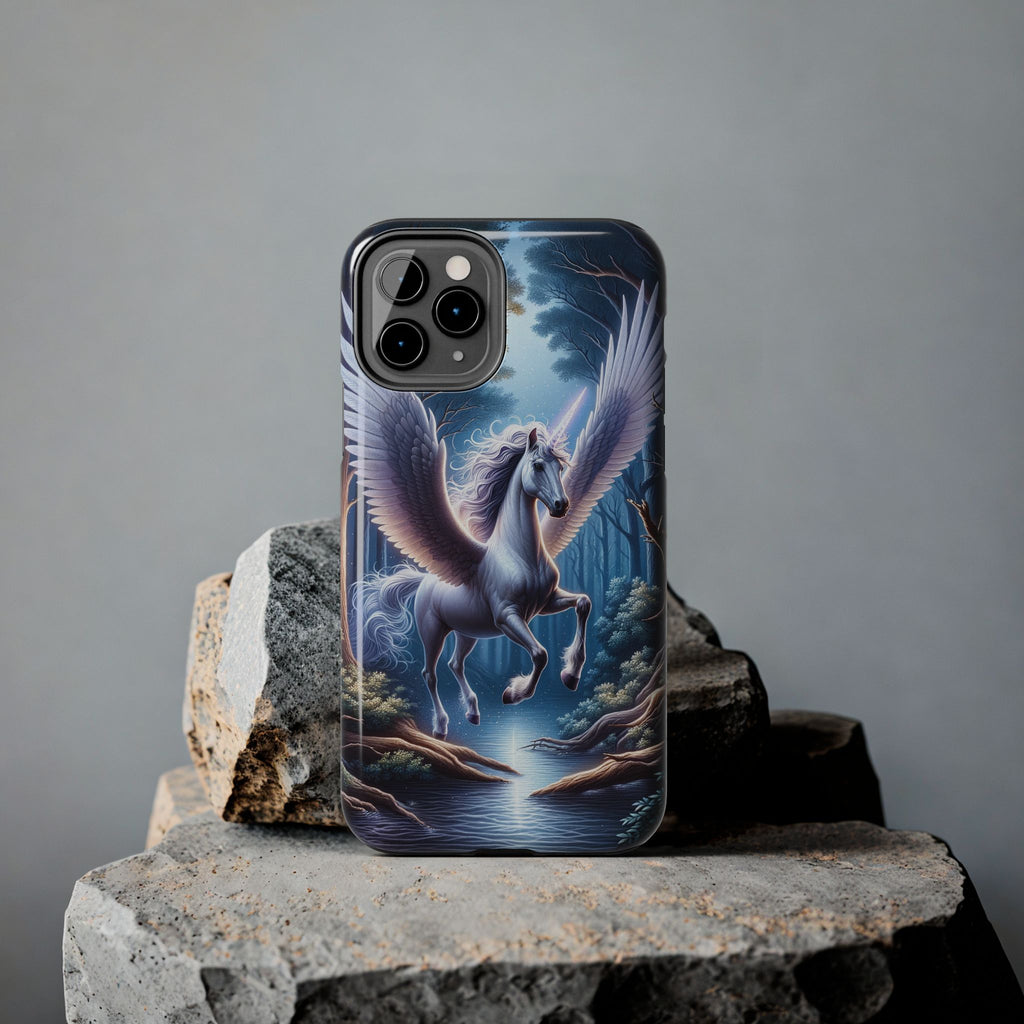 Phone Case - Unicorn Landing in Magical Forest