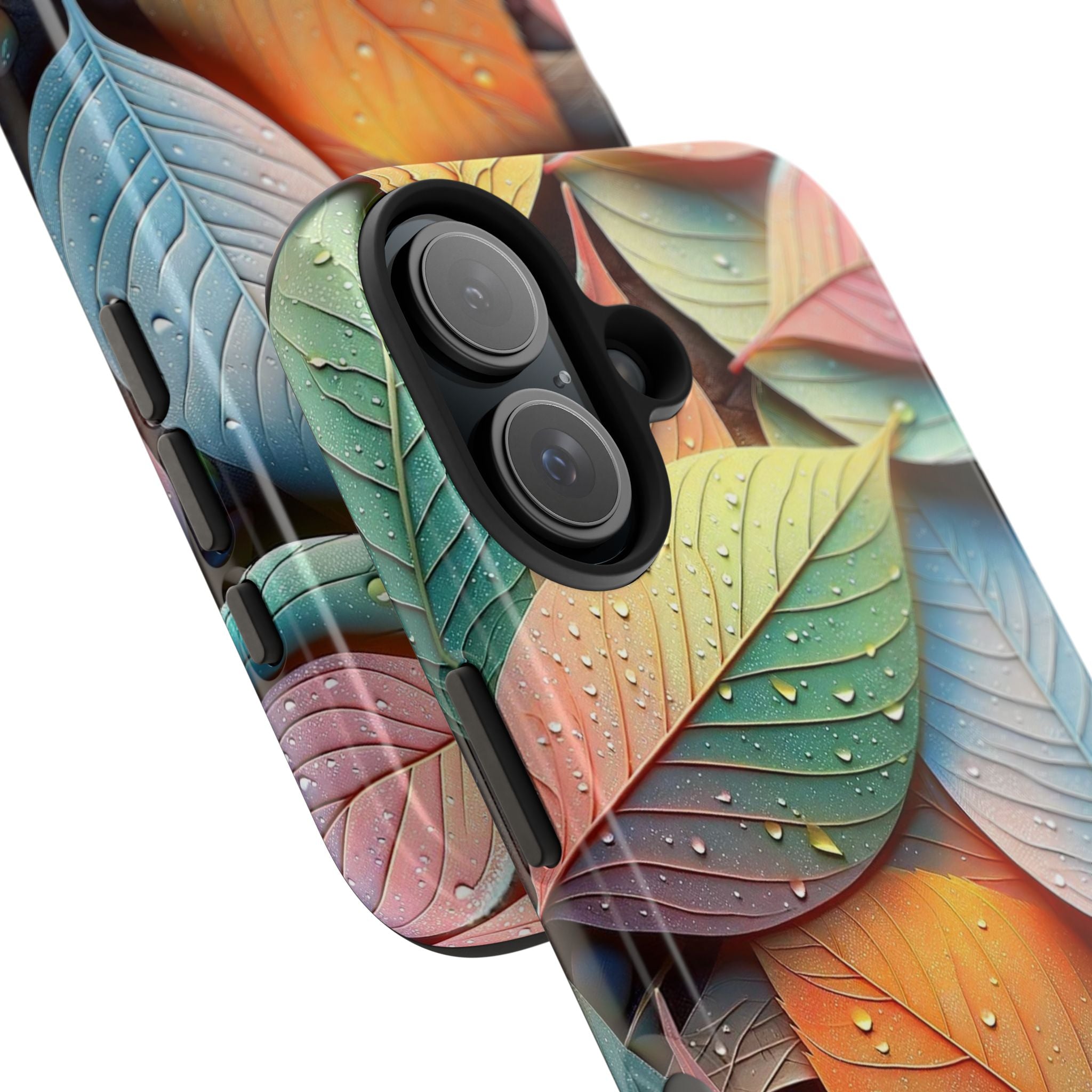 Pastel coloured leaves - Tough Phone Case