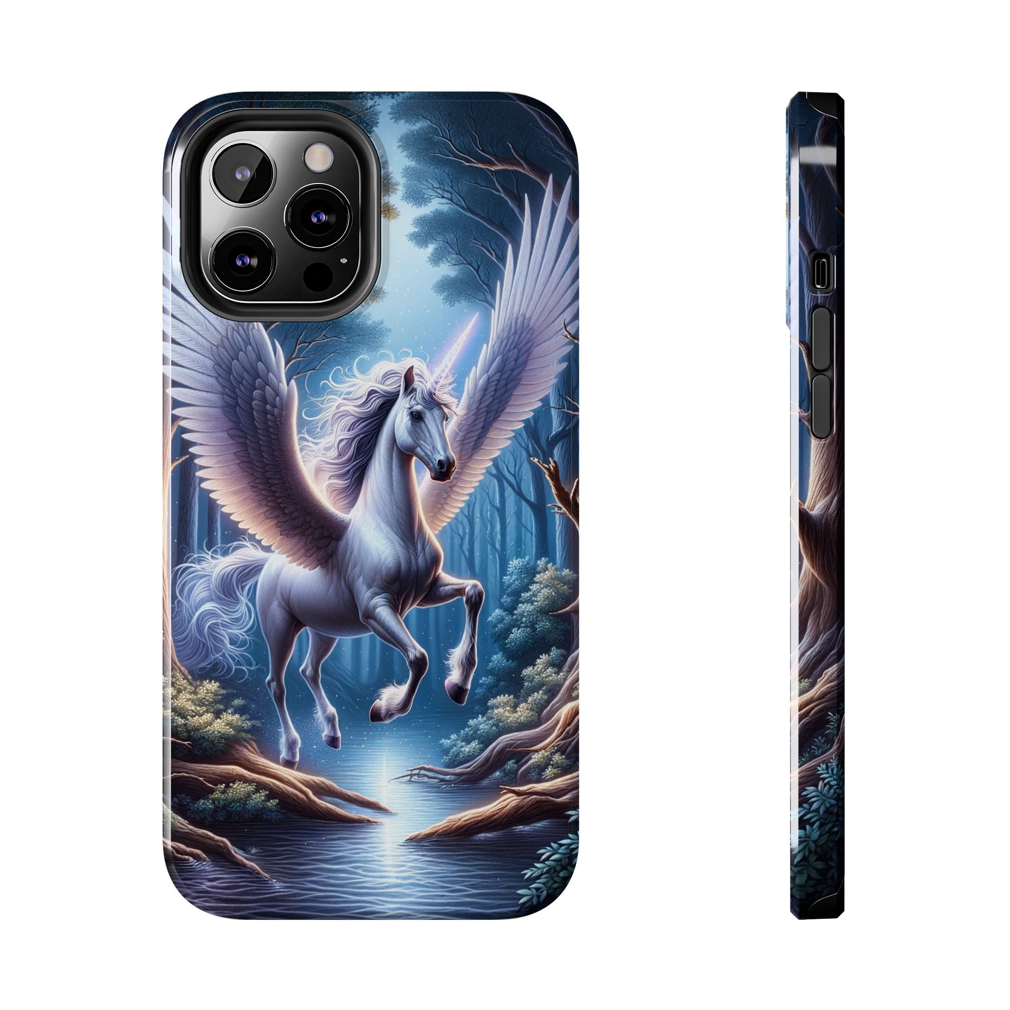 Phone Case - Unicorn Landing in Magical Forest
