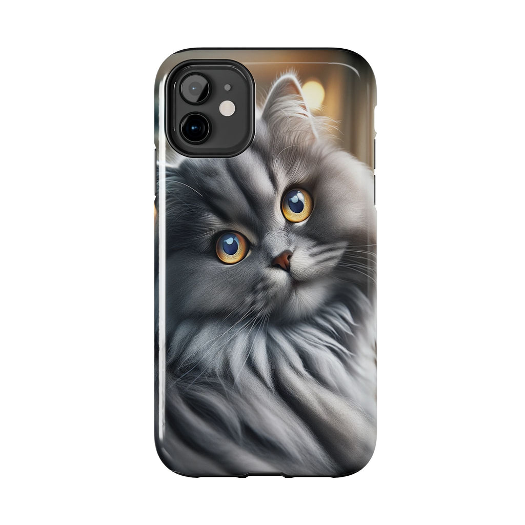 Grey cat - Tough Phone Case