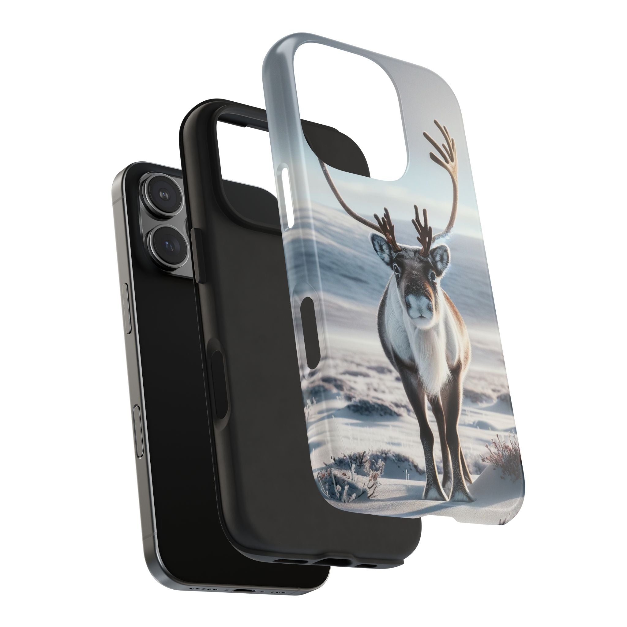 Phone Cases - Curious Reindeer Design