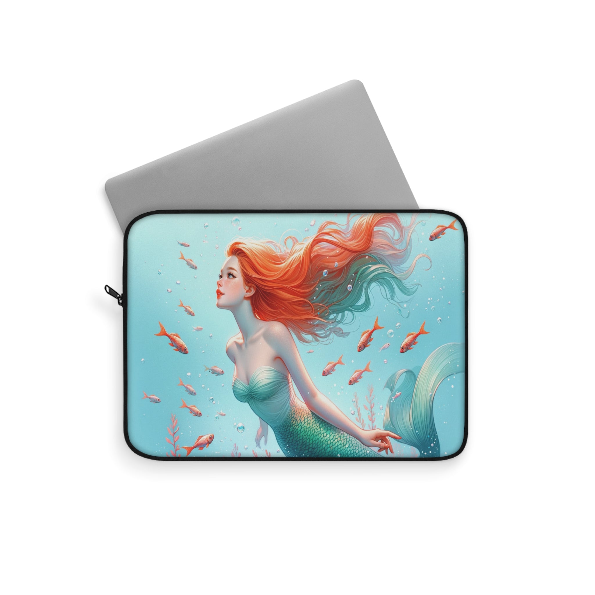 Red Haired mermaid - Laptop Sleeve