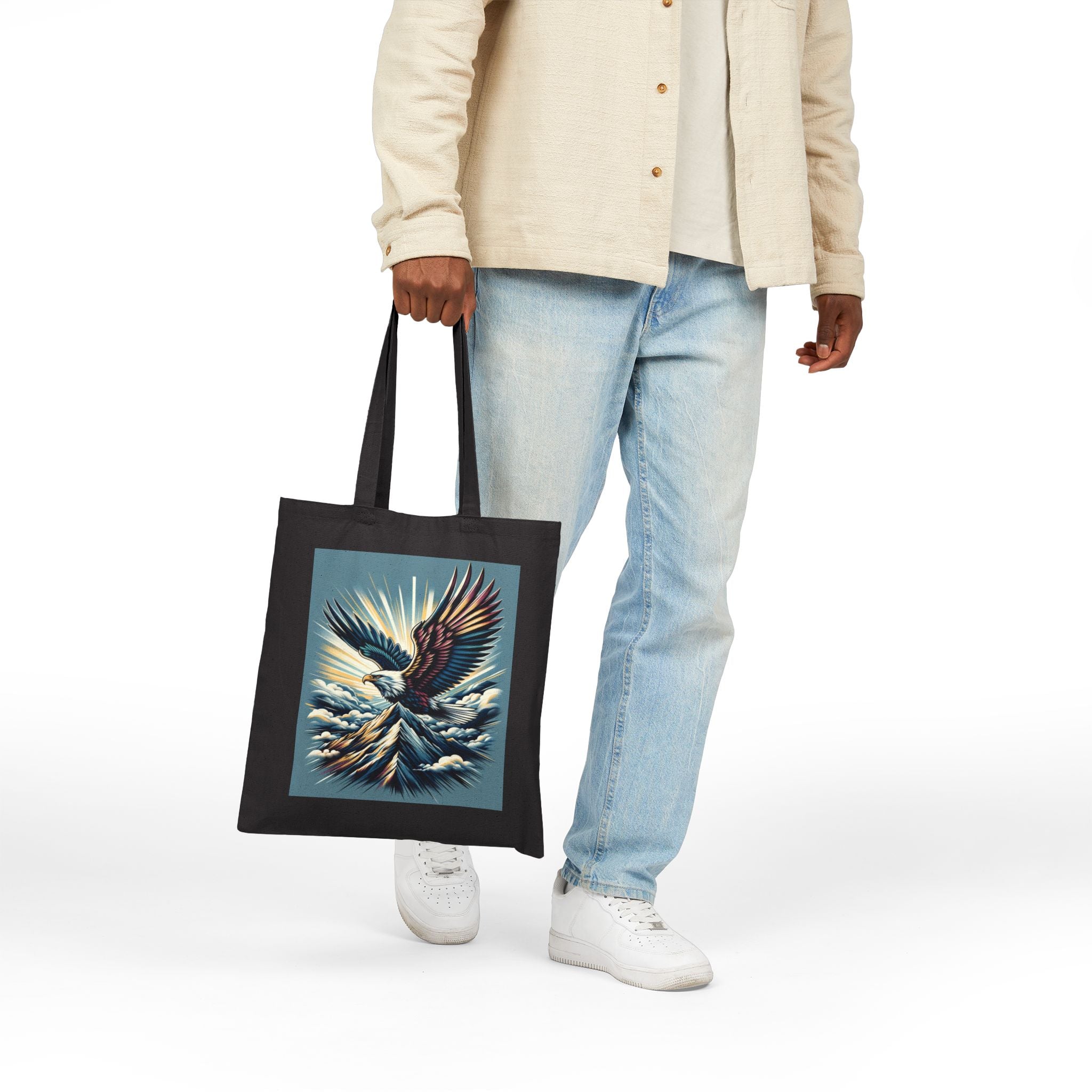 Majestic Eagle - Cotton Canvas Tote Bag