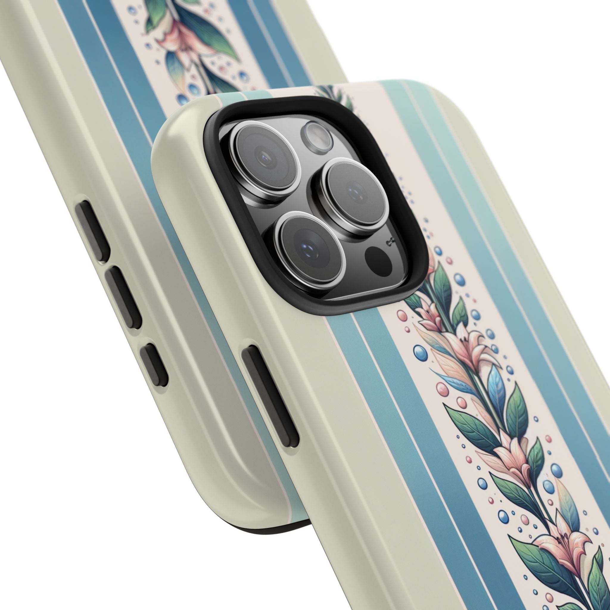 Lilies and leaves - Tough Phone Case