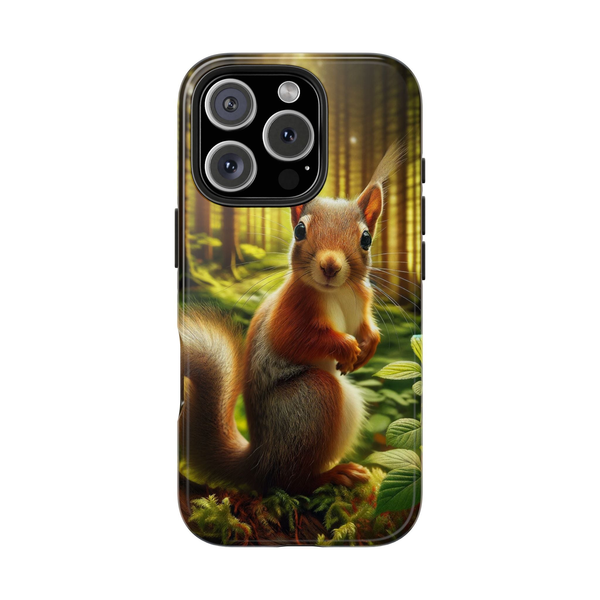Curious squirrel - Tough Phone Case